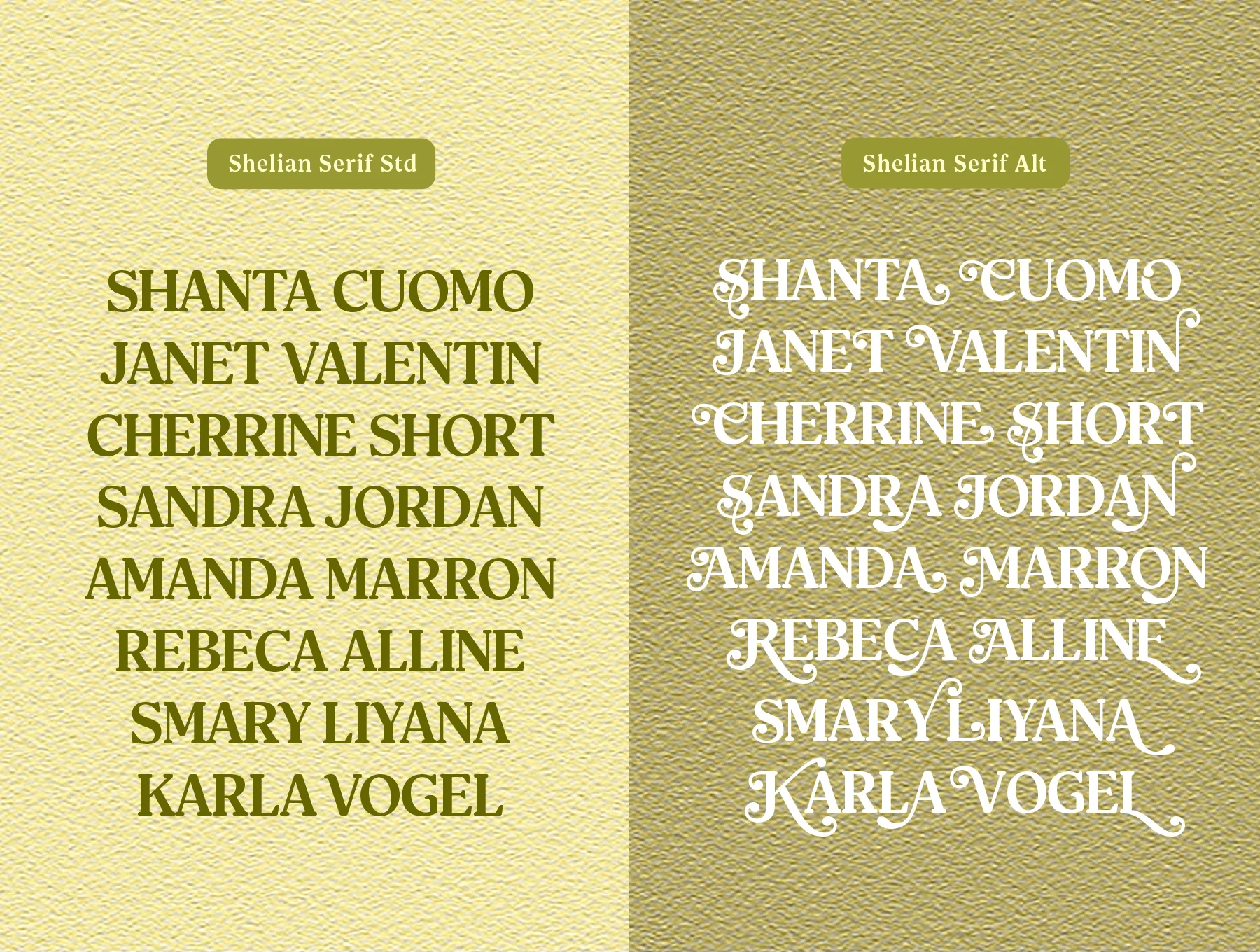Shelian Typeface 8