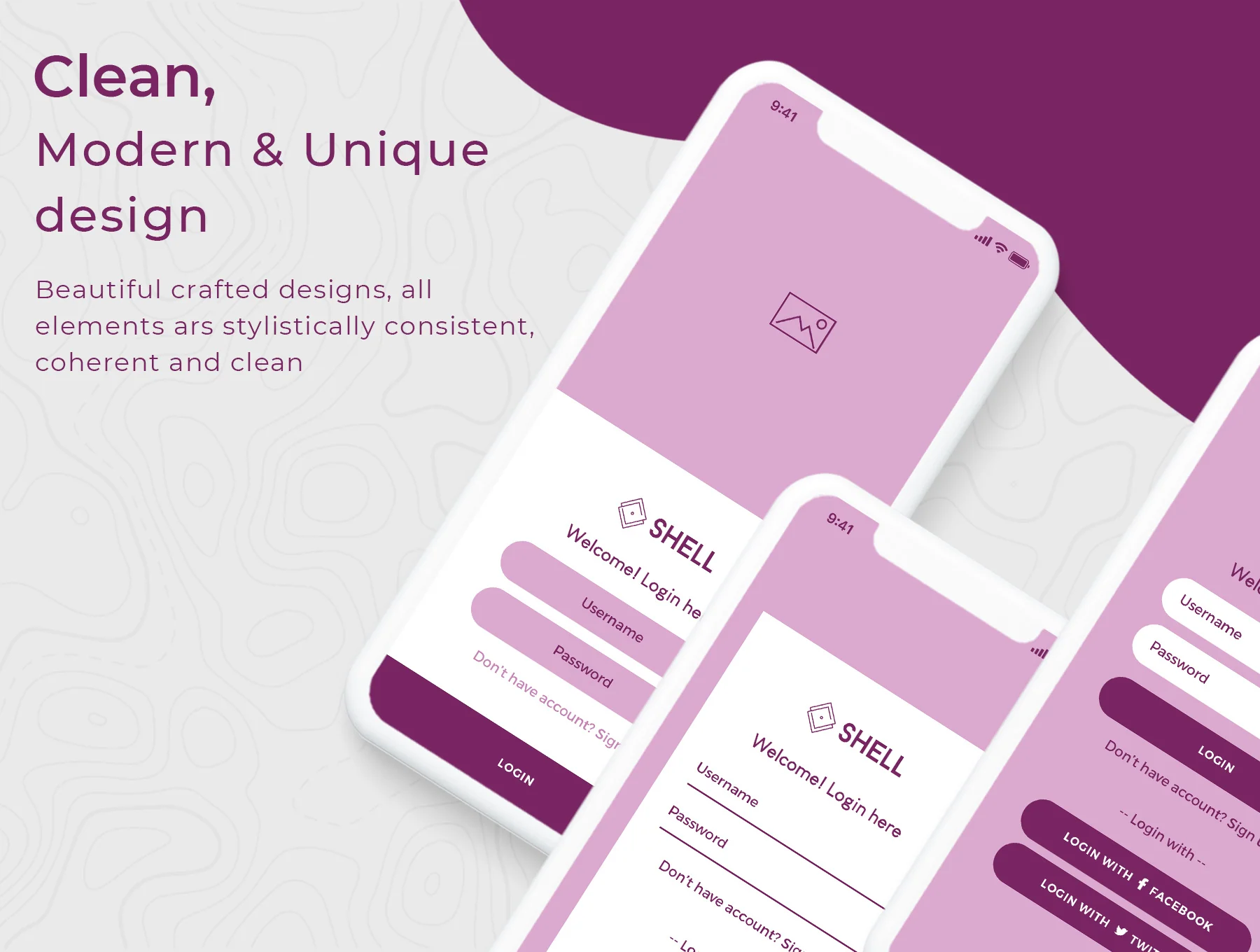 Shell Mobile Wireframe Kit 2