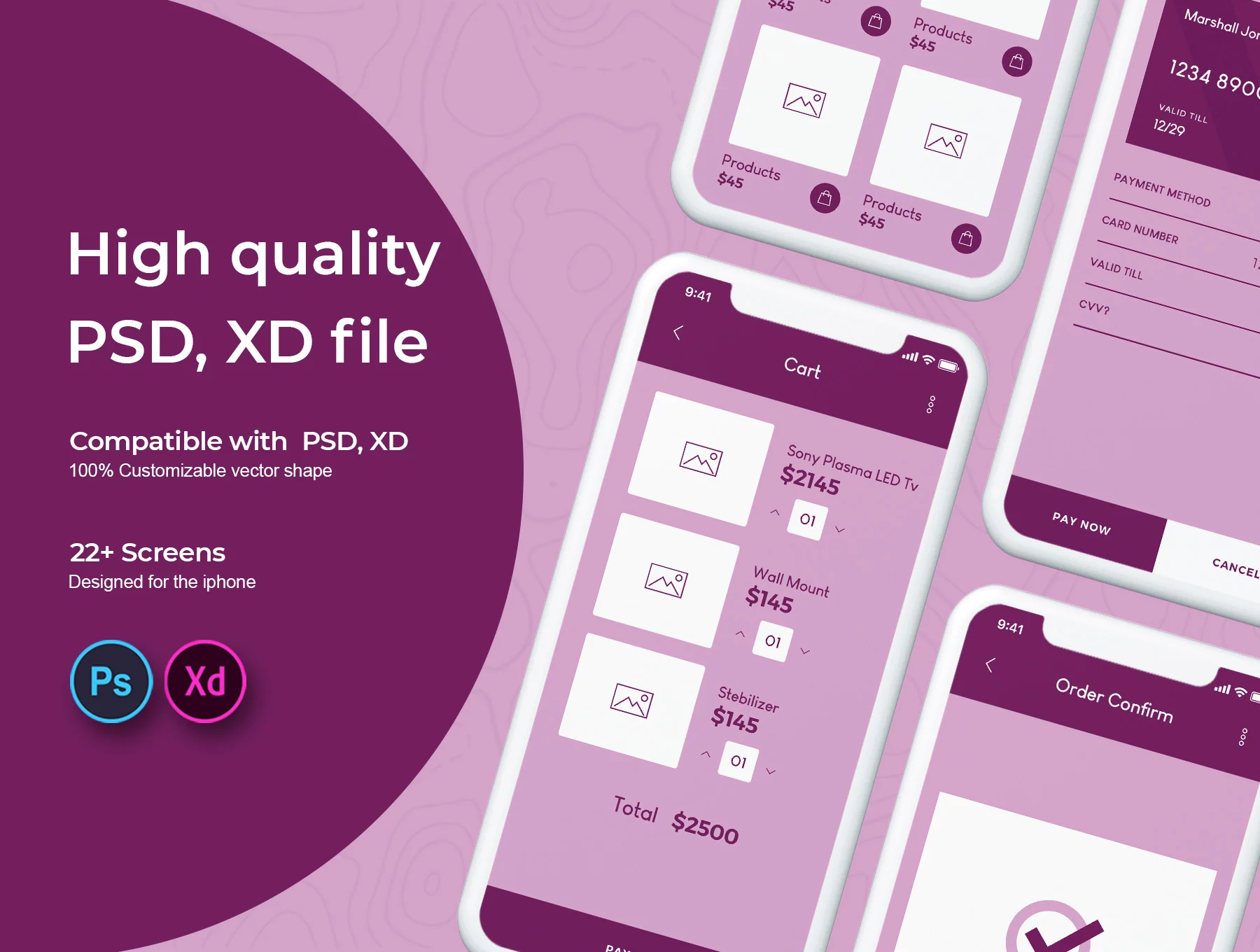 Shell Mobile Wireframe Kit 4