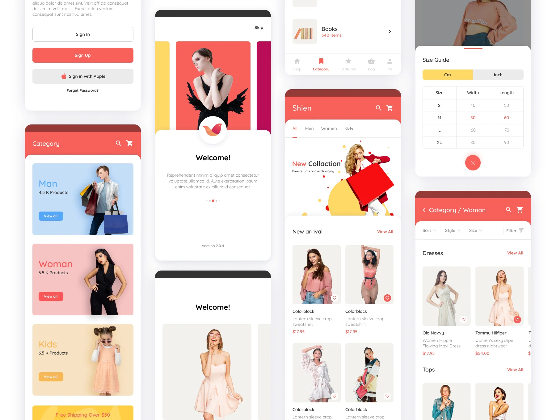 Shien E-commerce UI Kit 4