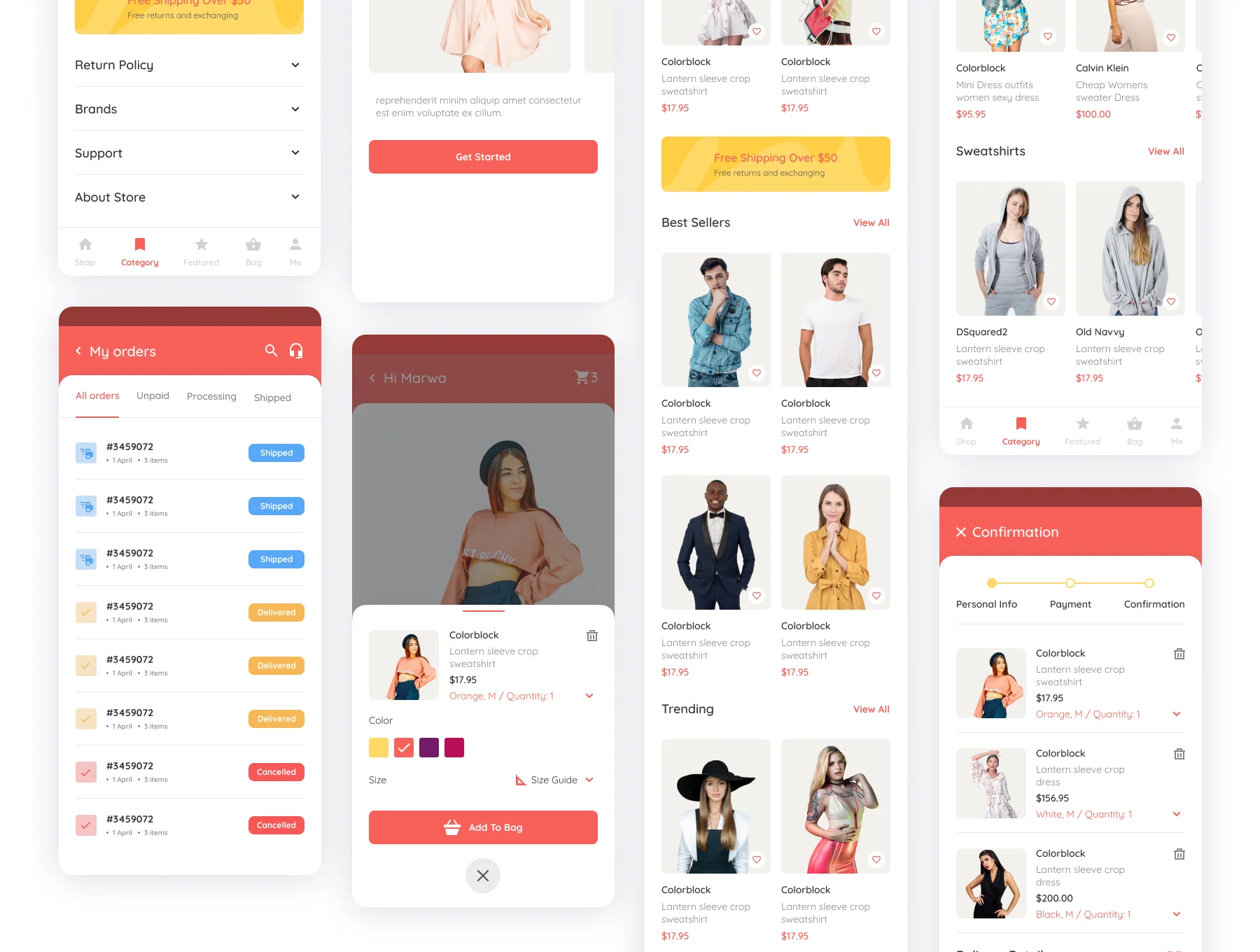 Shien E-commerce UI Kit 6