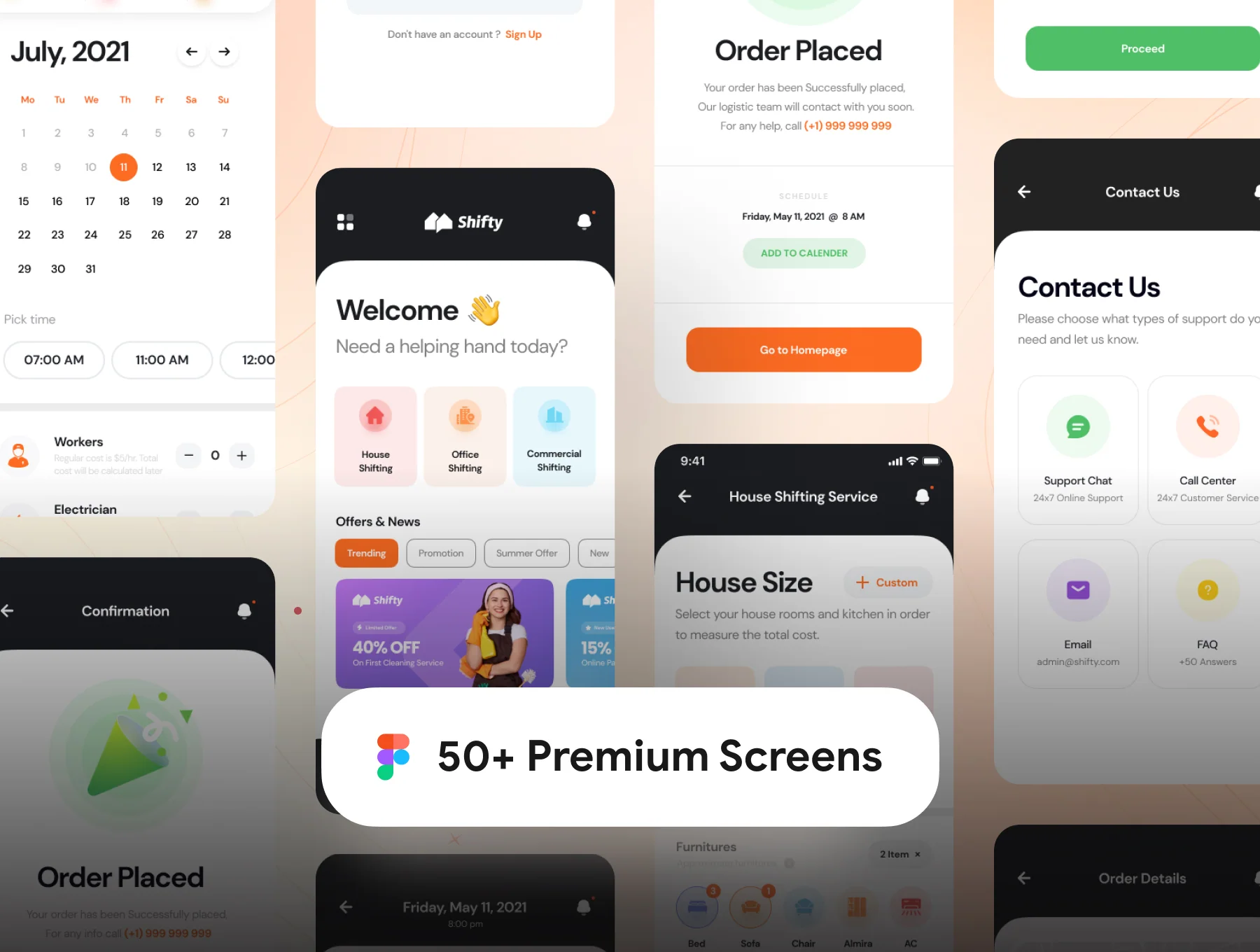 Shifty - Home Service App UI Kit 2