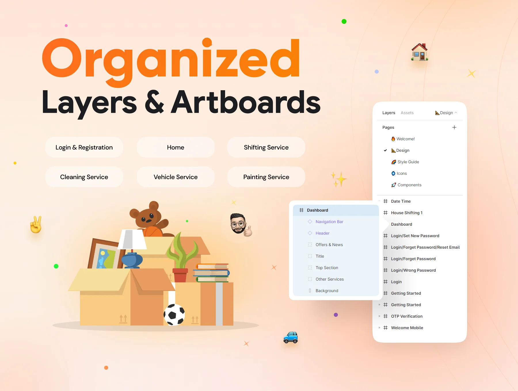 Shifty - Home Service App UI Kit 4