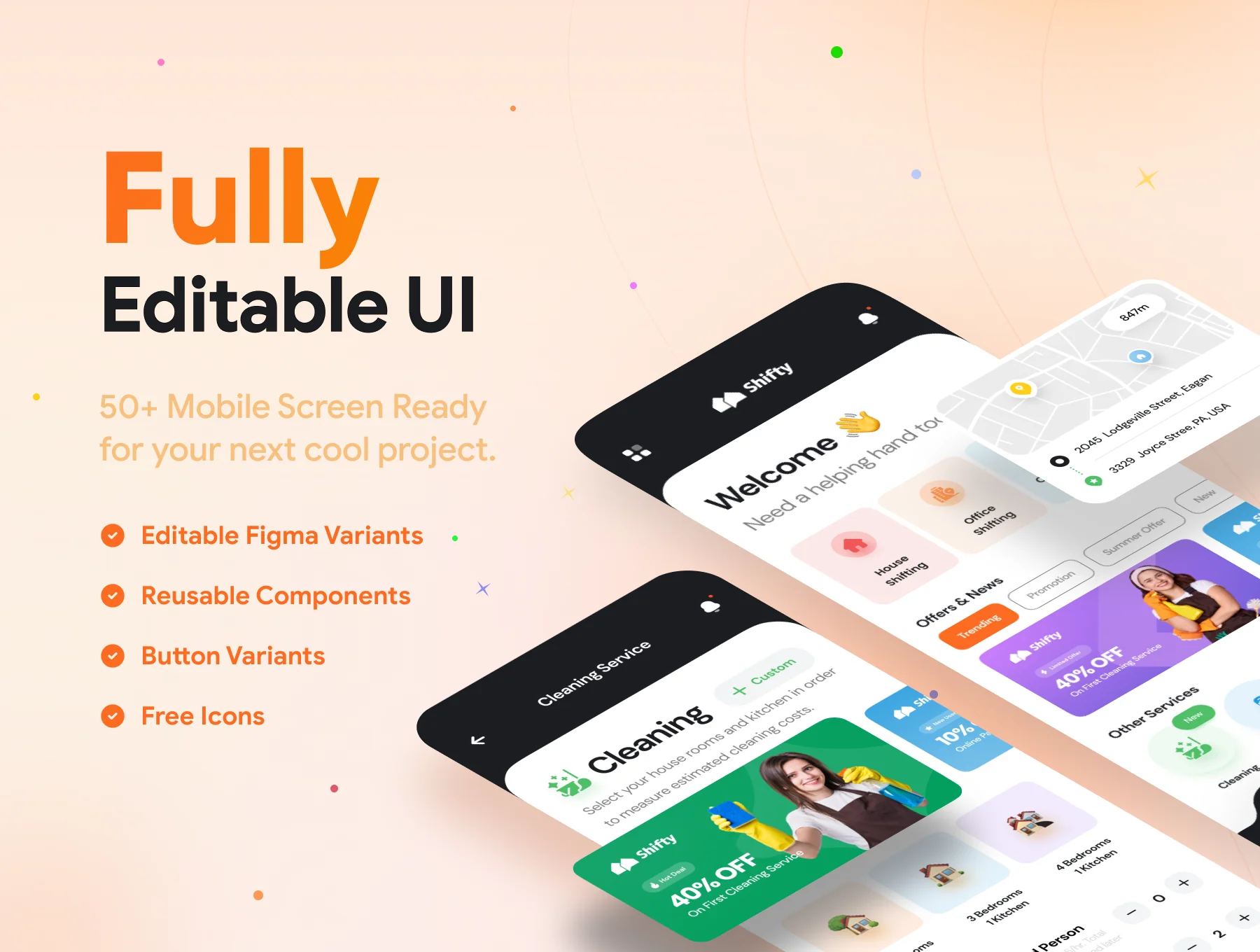 Shifty - Home Service App UI Kit 5