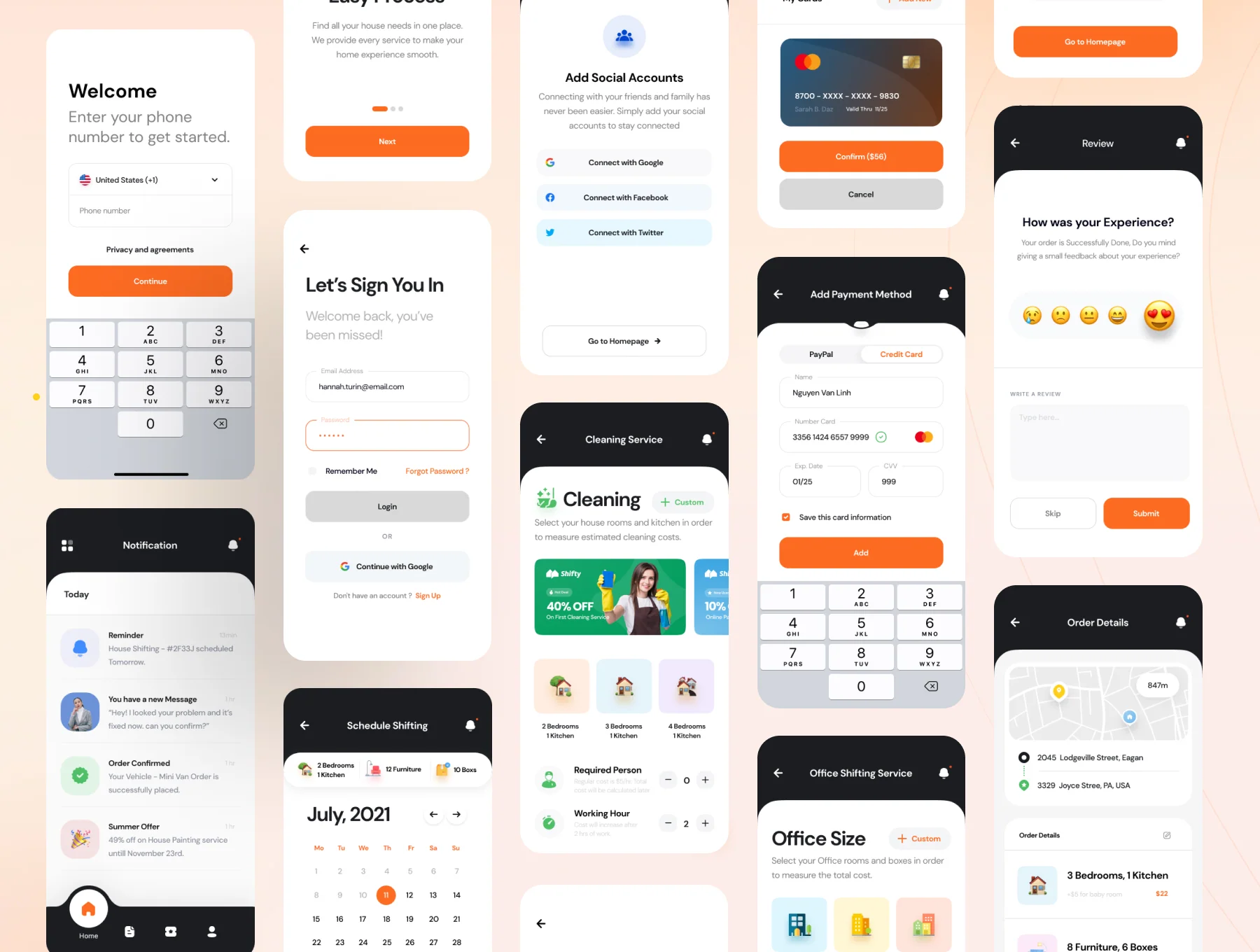 Shifty - Home Service App UI Kit 7