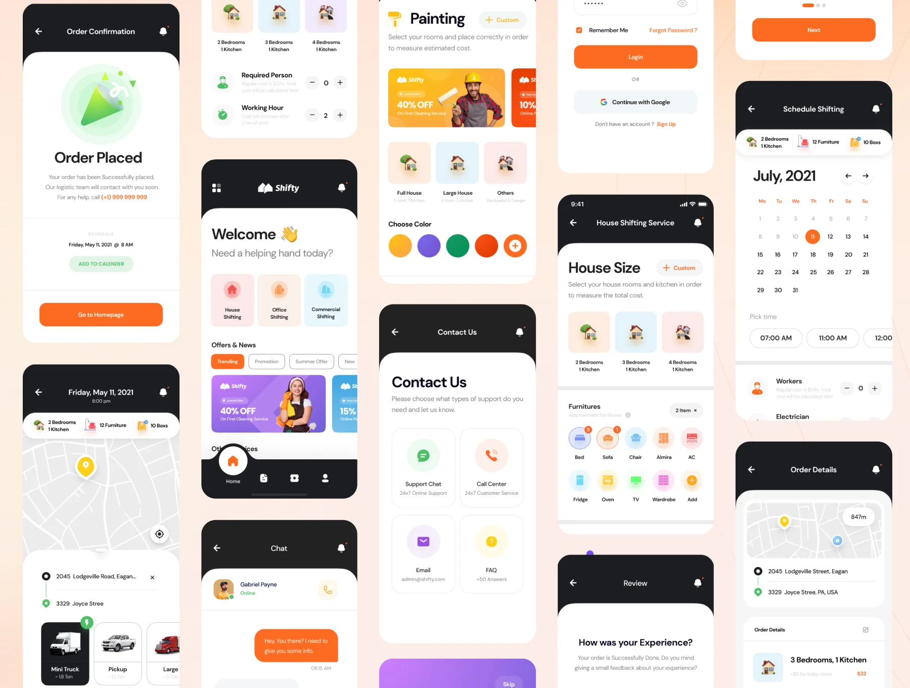 Shifty - Home Service App UI Kit 8