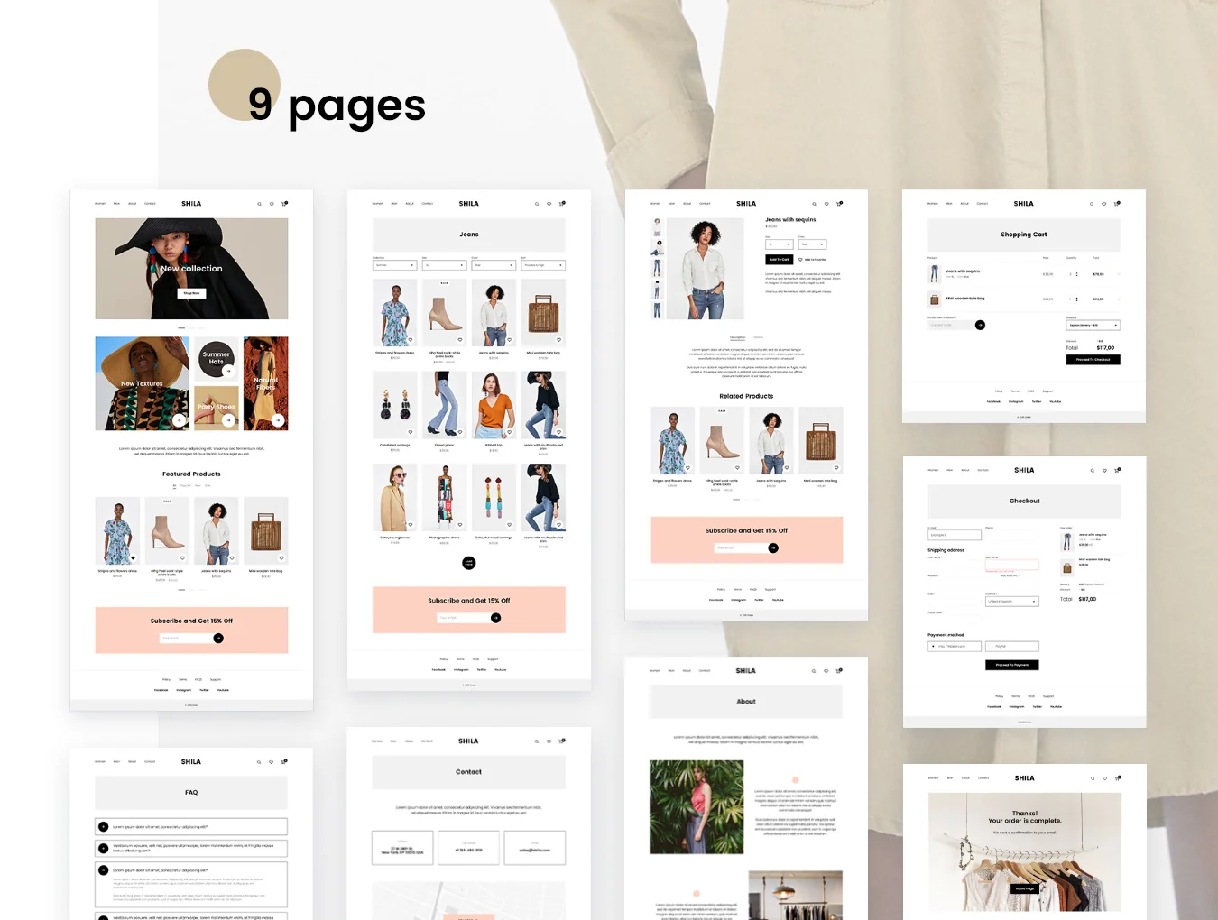 Shila Ecommerce Template 3