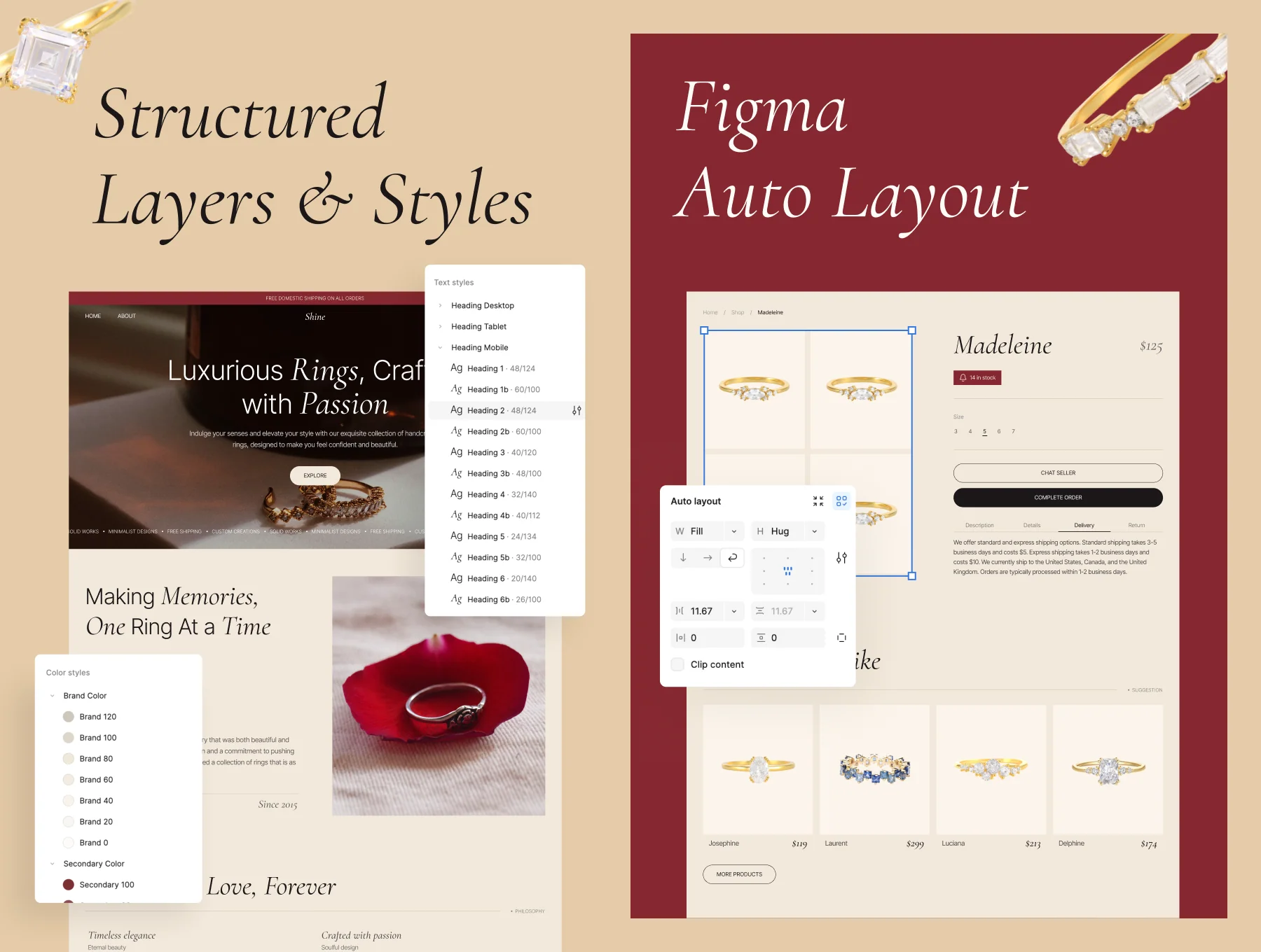 Shine - Luxury Ecommerce Website UI Kit 7