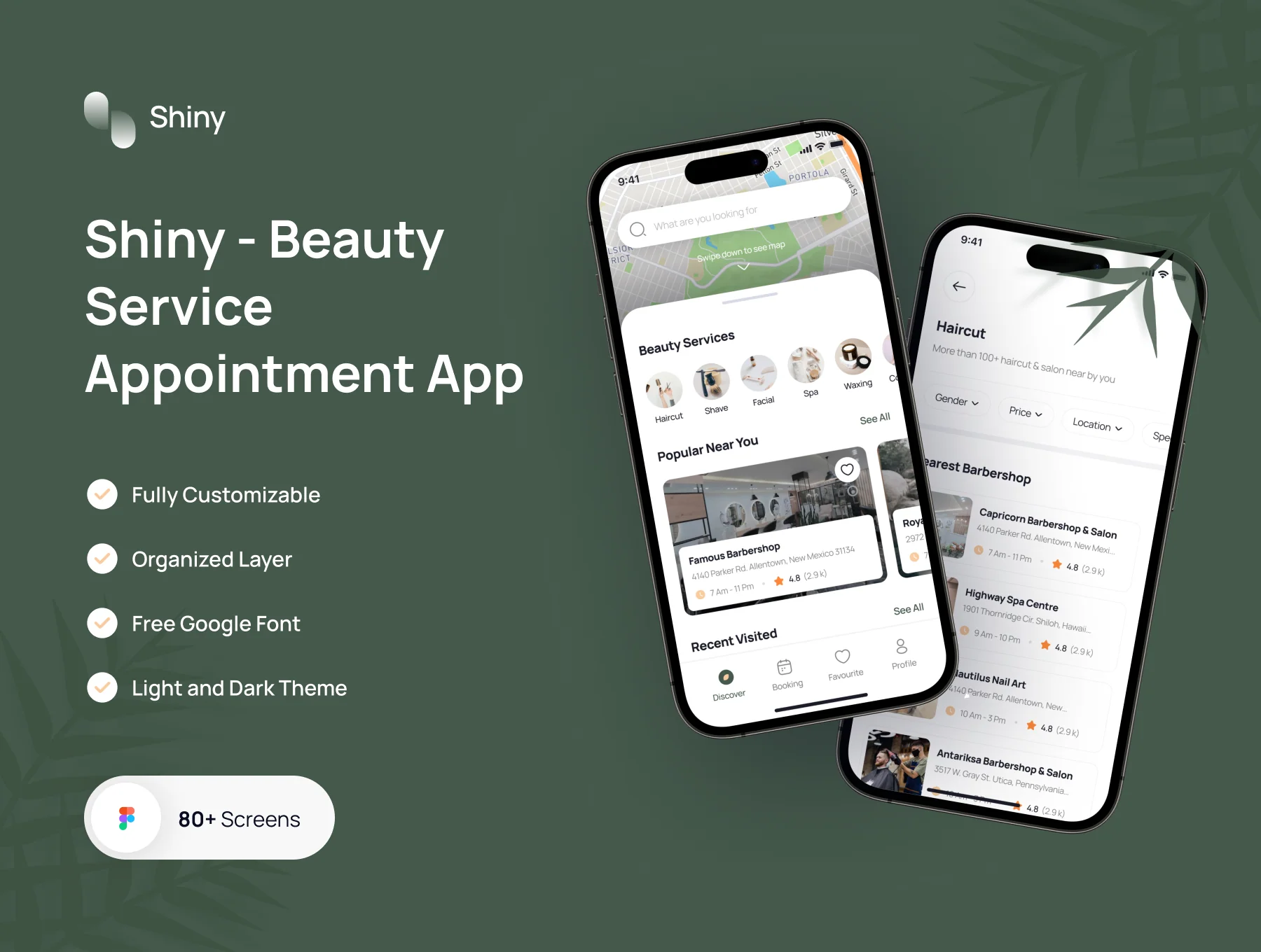 Shiny - Book Beauty Service App