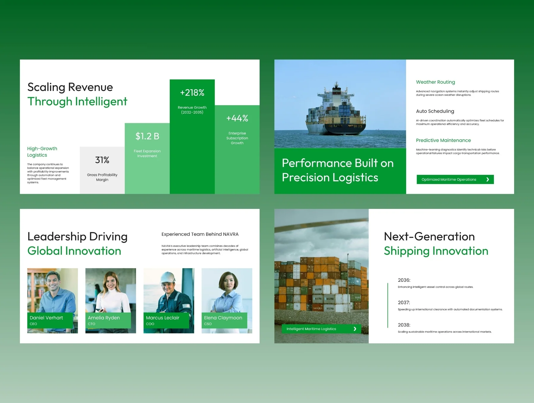 Ship Cargo Pitch Deck: Smart Maritime Logistics & Global Freight 3