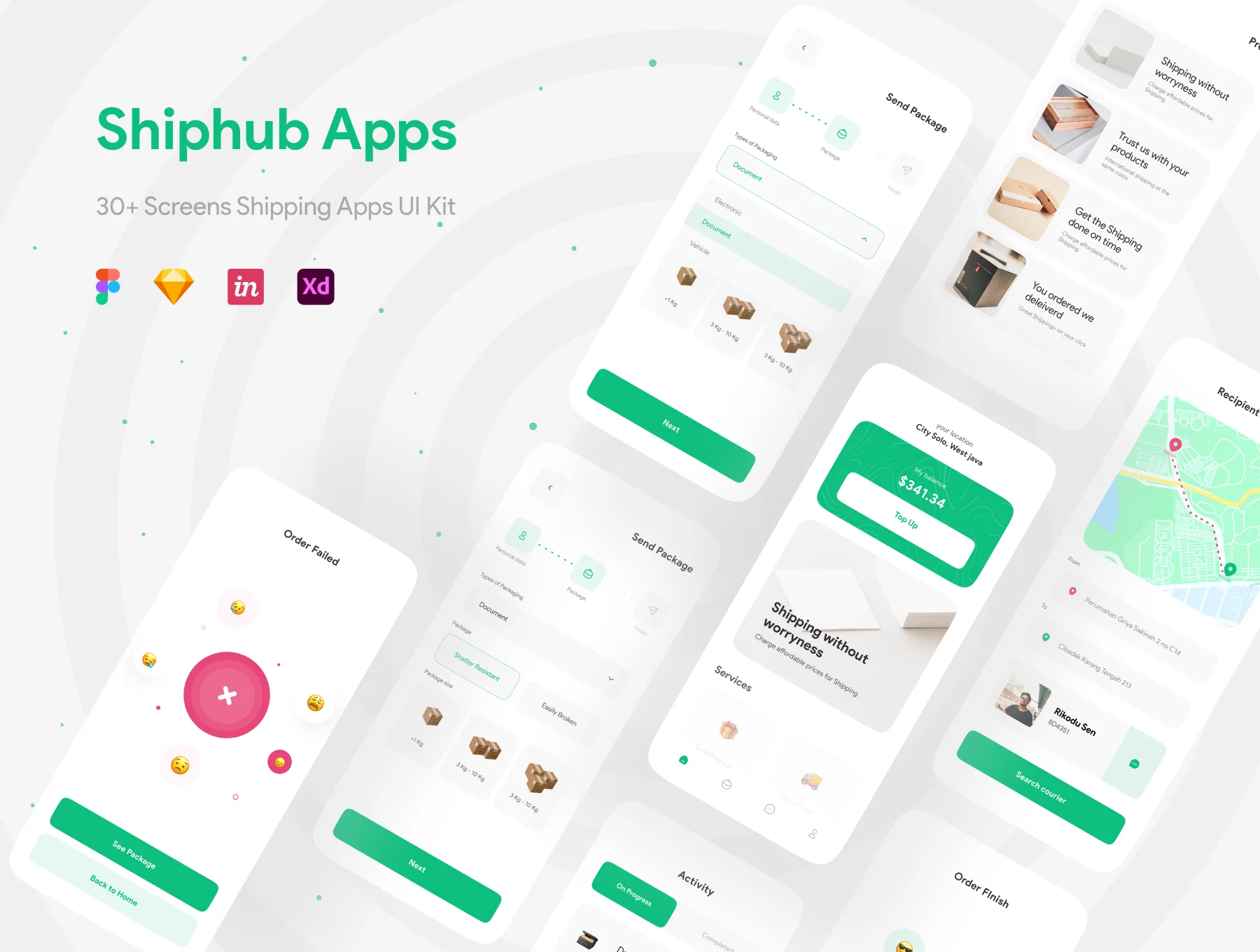 Shiphub - Shipping Apps UI Kit