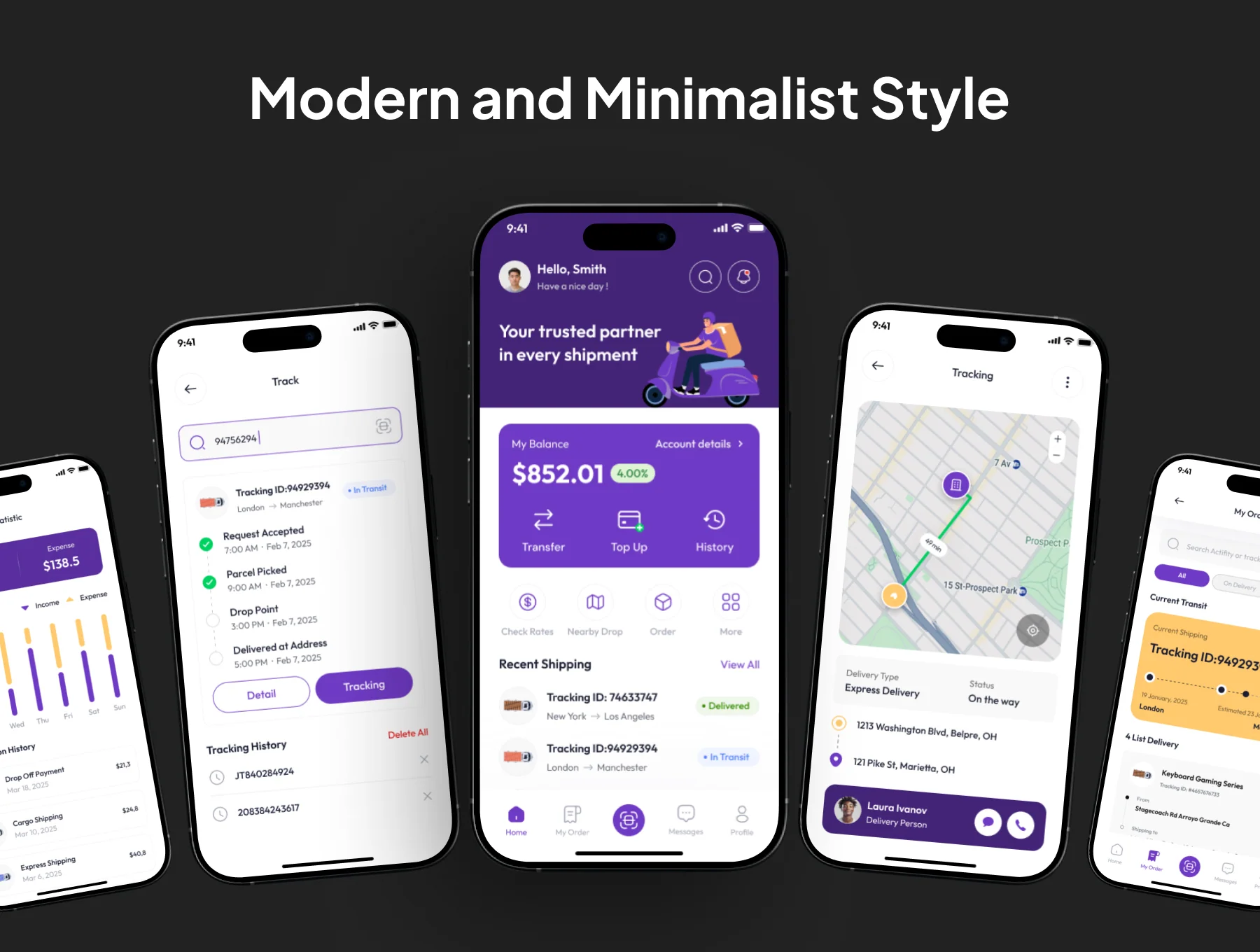 Shipio - Shipping App IOS UI Kits 4
