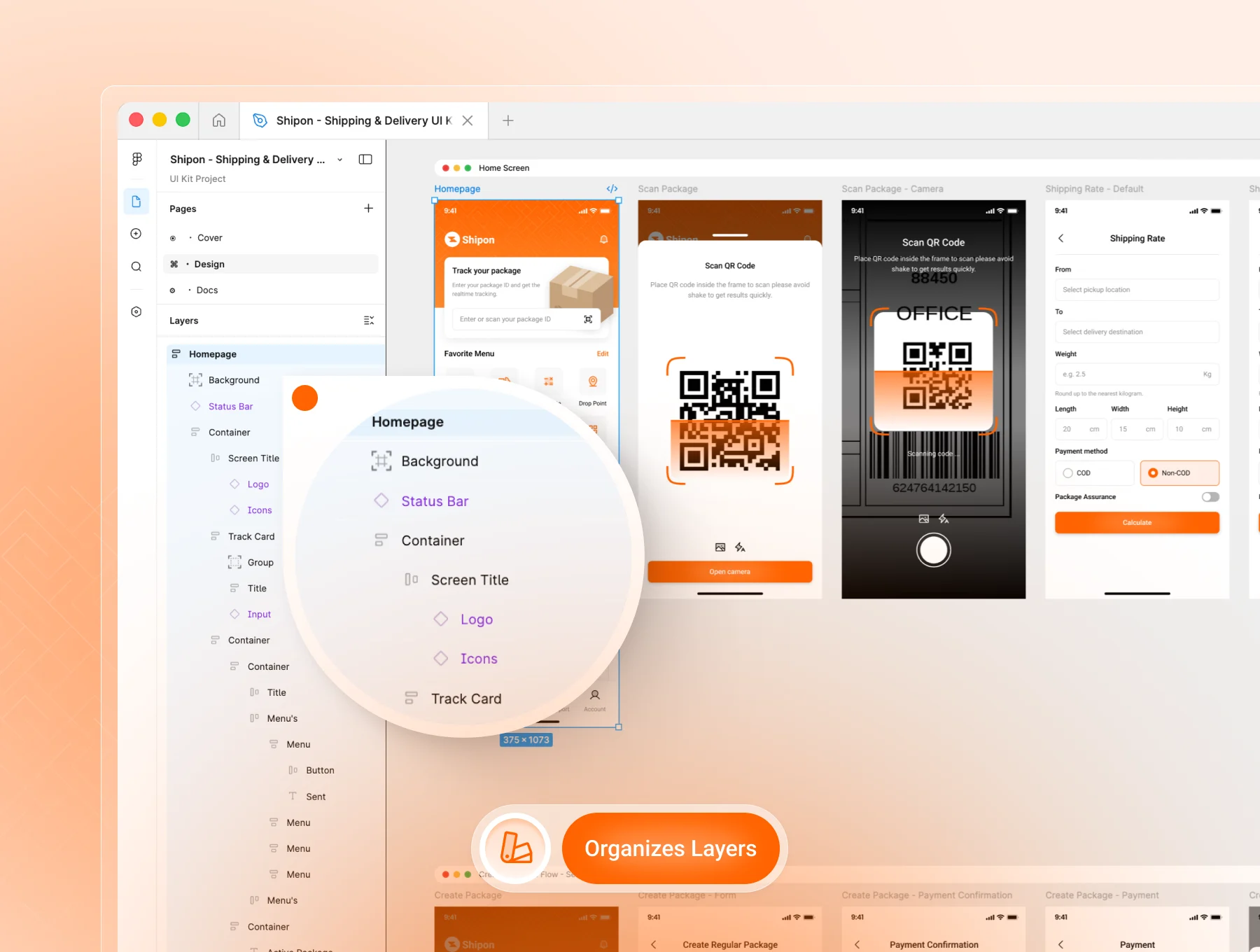 Shipon - Shipping & Delivery Mobile App Kit 4