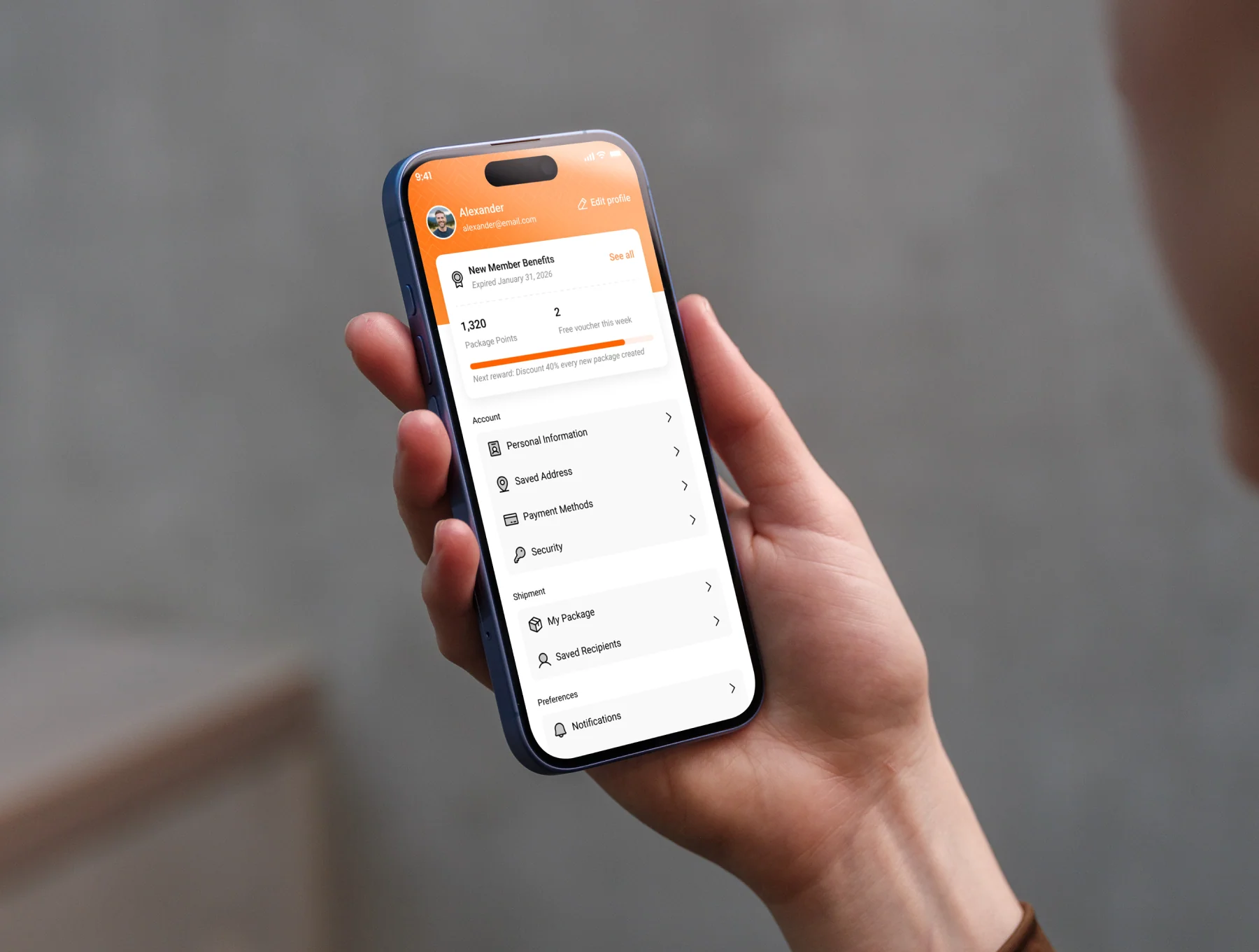 Shipon - Shipping & Delivery Mobile App Kit 6
