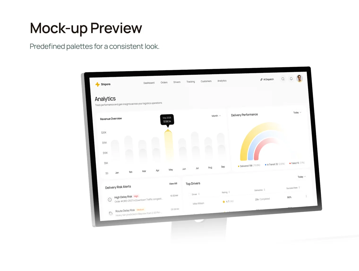 Shipora – Logistics Management Web App UI Kit 5