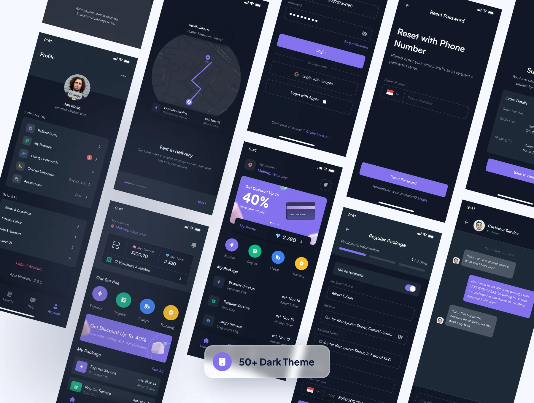 Shipping App UI Kit 5