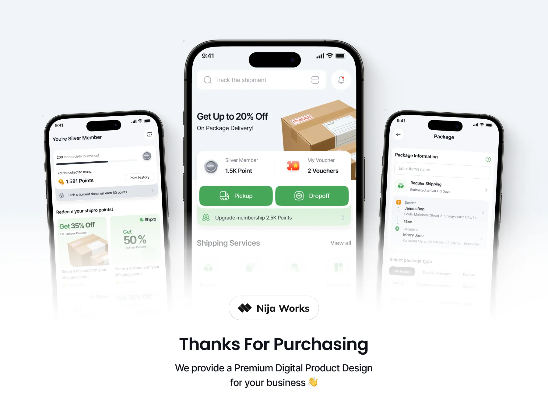 Shipro - Shipment Mobile App UI Kit 7