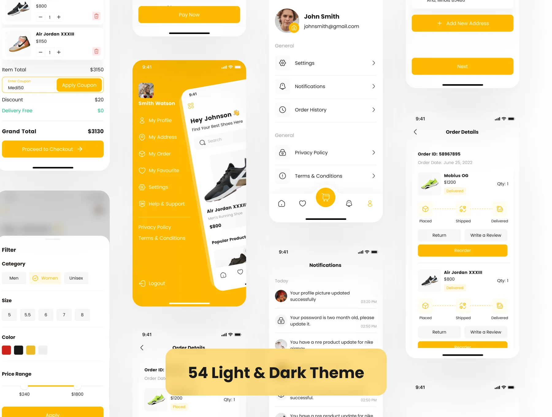 Shoe Store App UI Kit 6