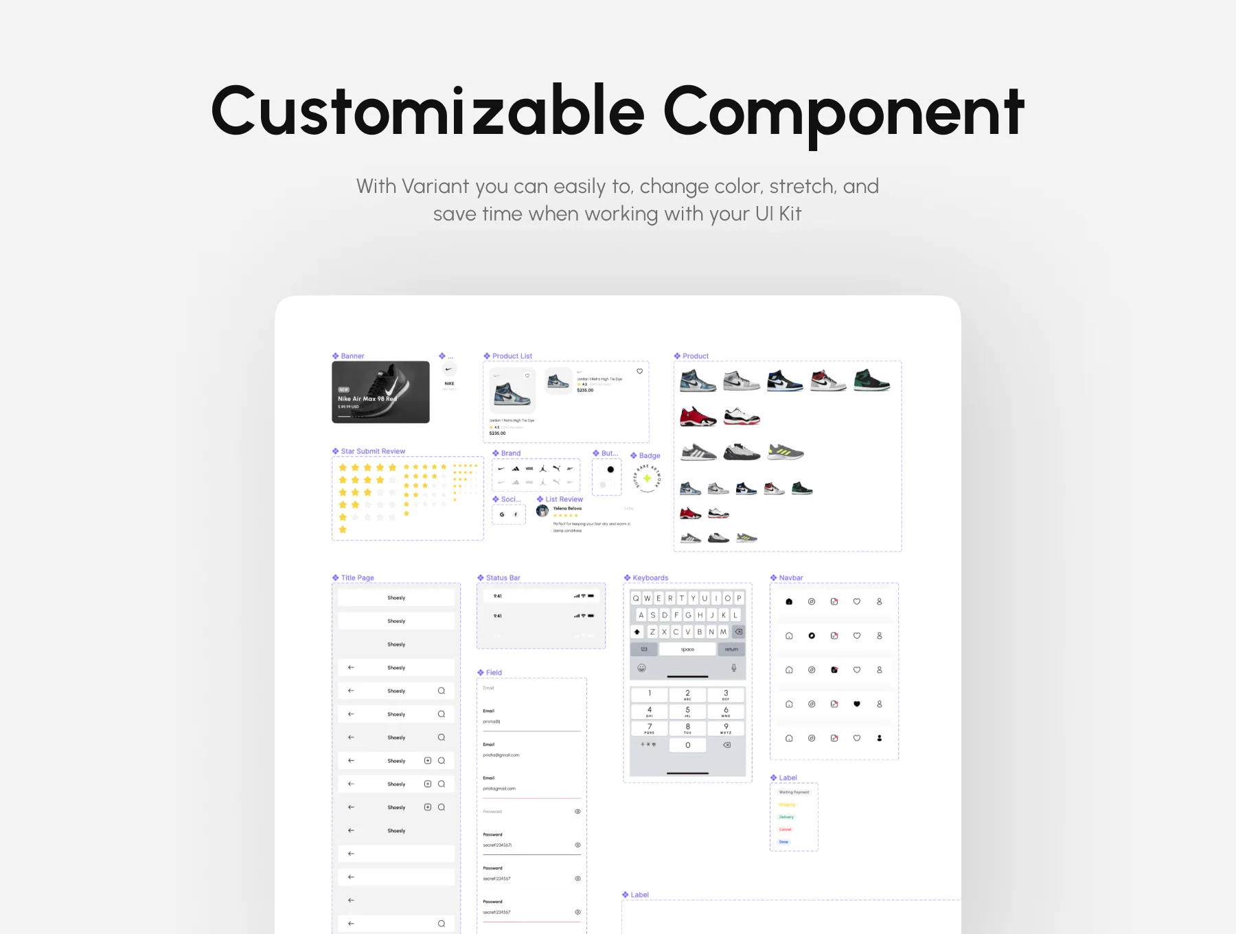 Shoesly - Brand Marketplace App UI Kit 6
