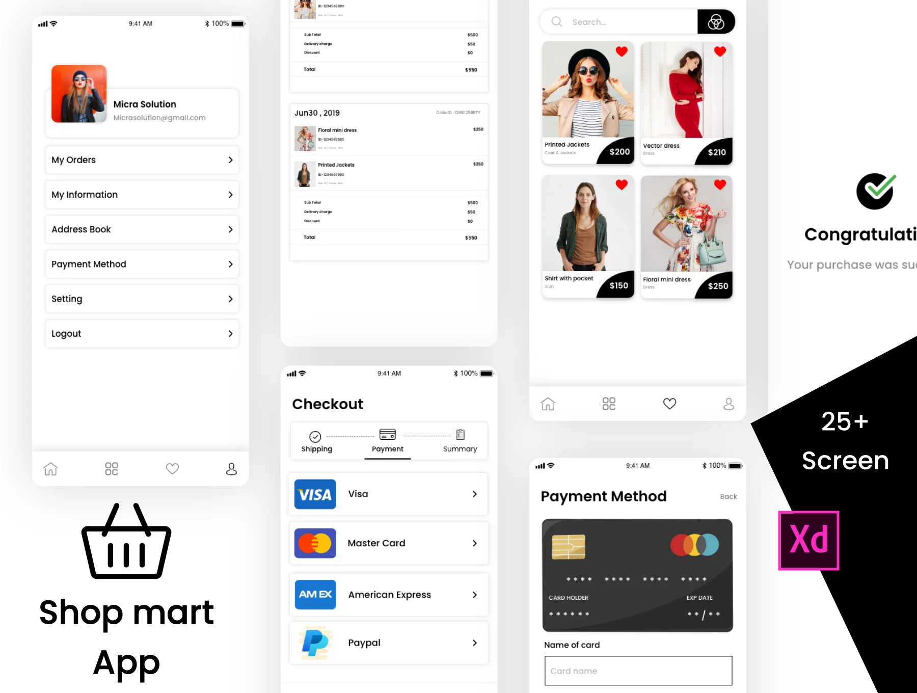 Shop mart E-commerce Ui kit 4