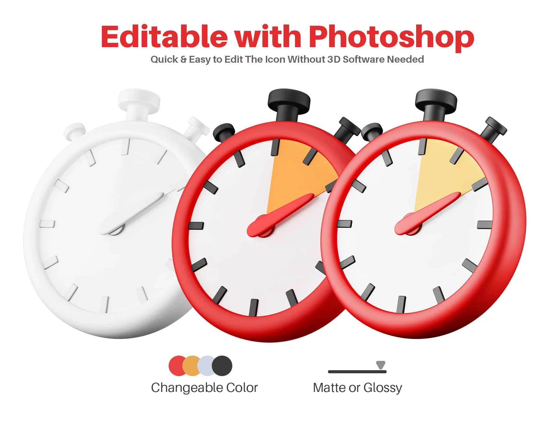 Shop & Store 3D Icon Illustration Set 3