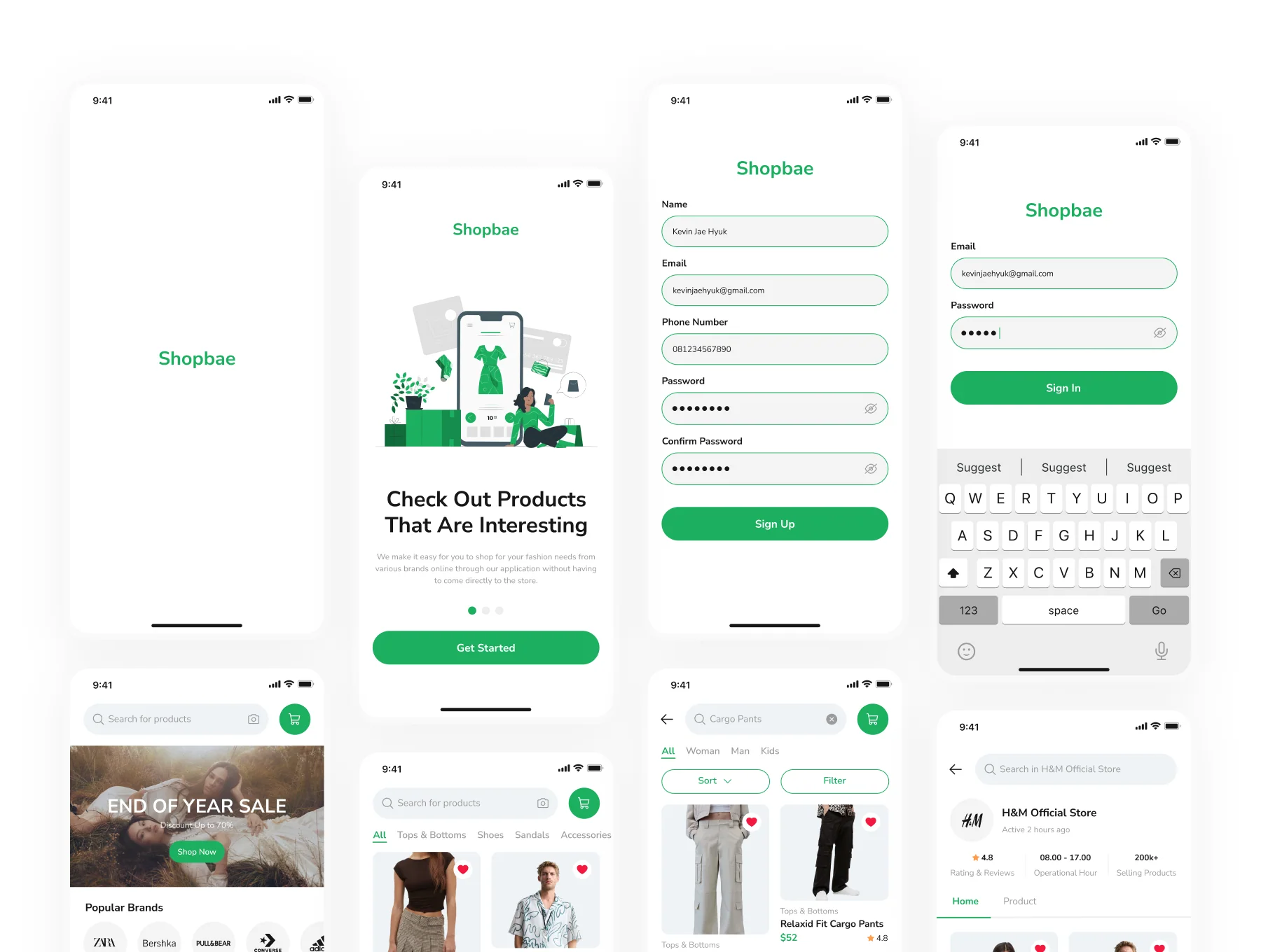 Shopbae - Fashion Marketplace App UI Kit 5