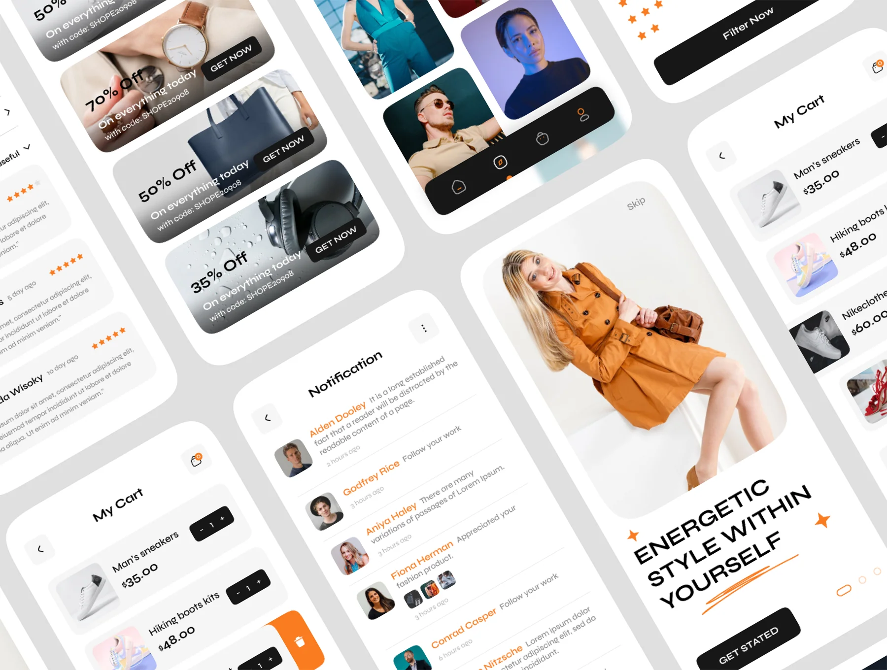 SHOPE - eCommerce Mobile App UI Kit 7