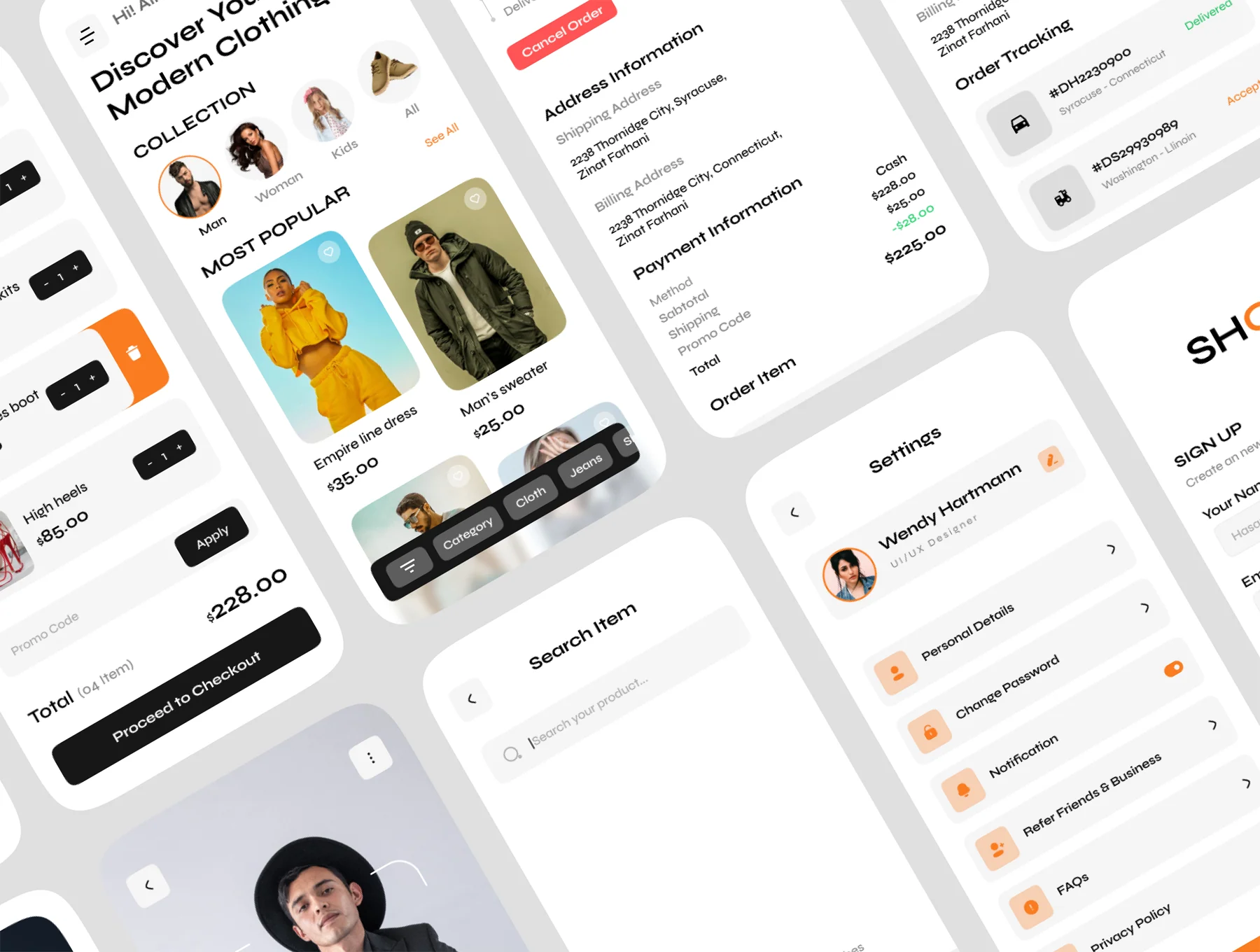 SHOPE - eCommerce Mobile App UI Kit 8