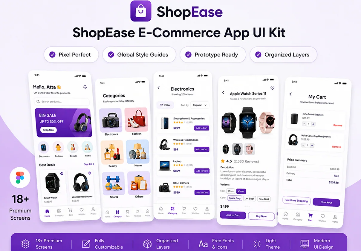 ShopEase — E-Commerce Mobile App