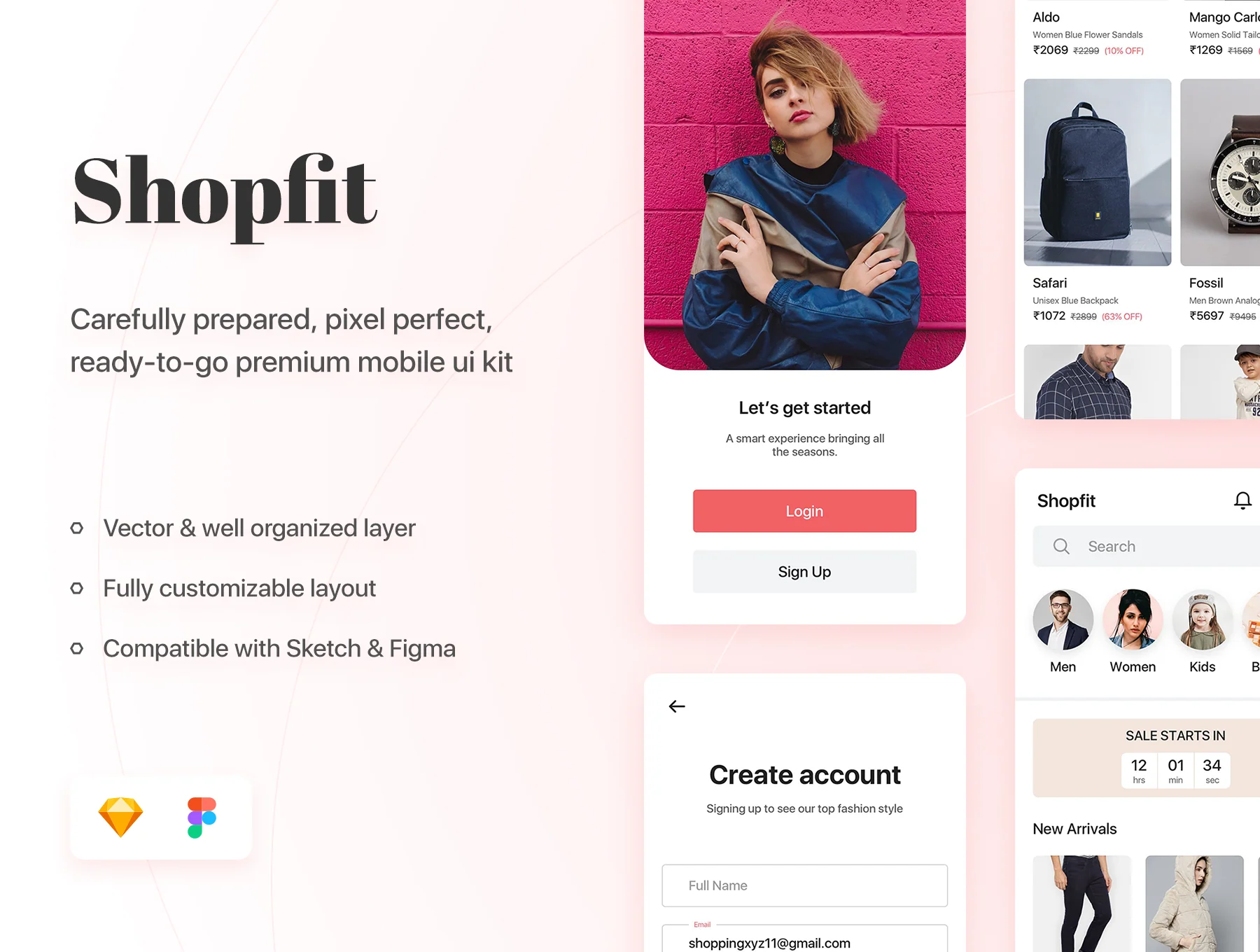 Shopfit - Shopping App UI Kit