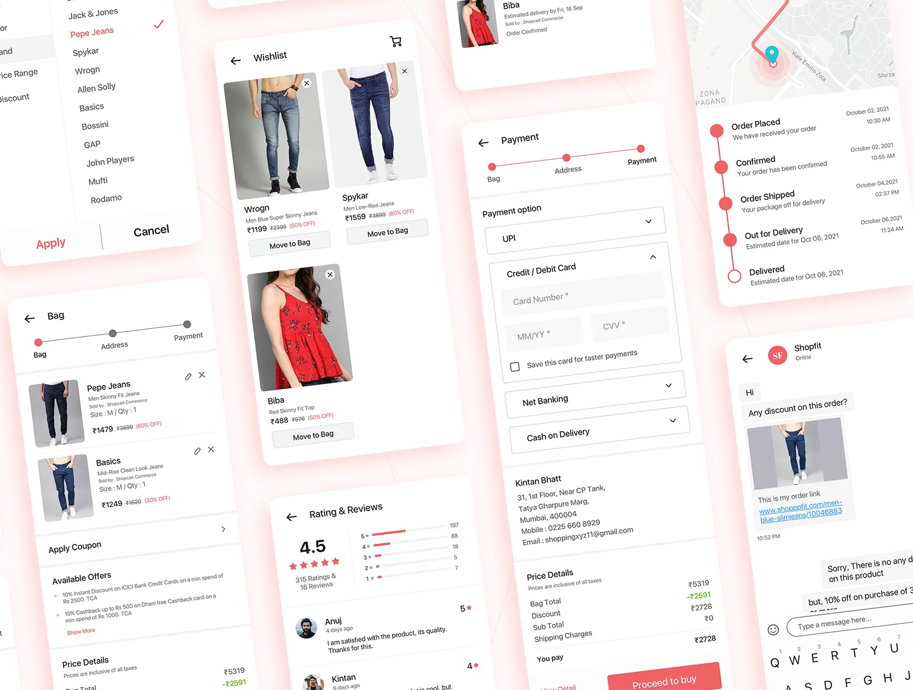 Shopfit - Shopping App UI Kit 6