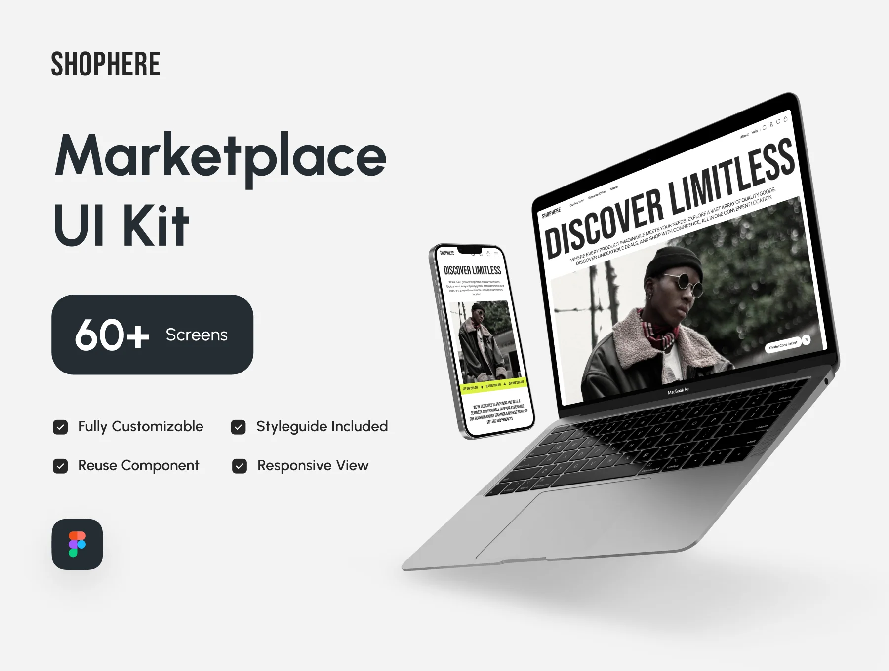 Shophere - Marketplace Website UI Kit
