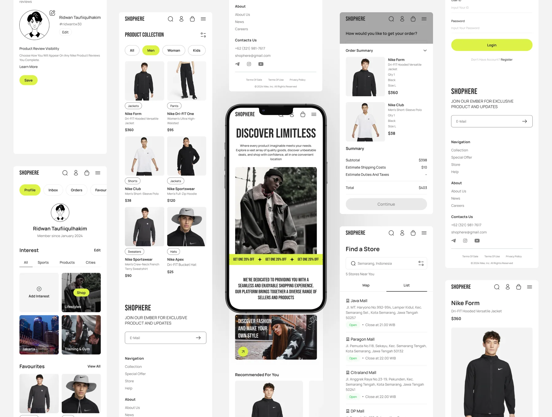 Shophere - Marketplace Website UI Kit 4