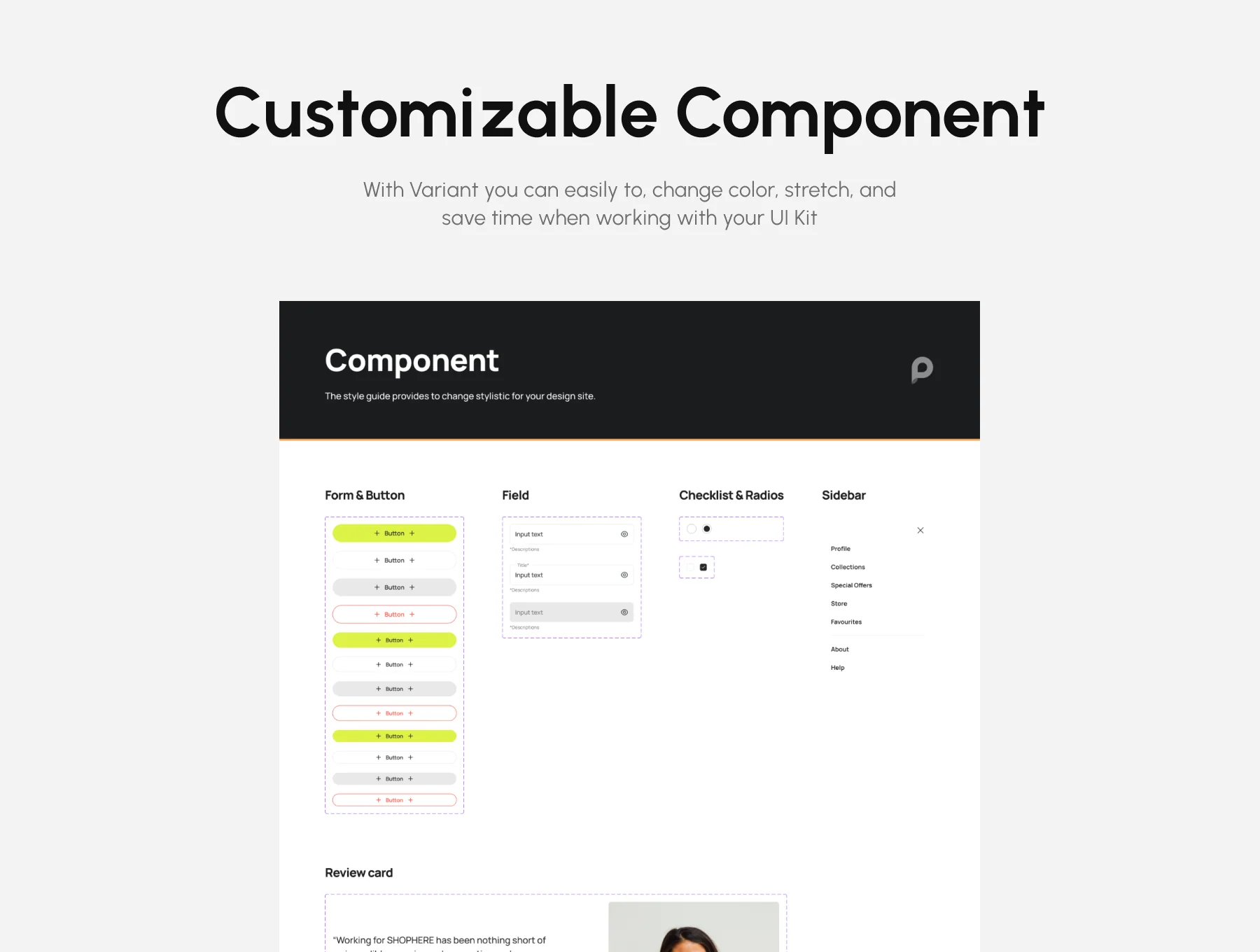 Shophere - Marketplace Website UI Kit 6