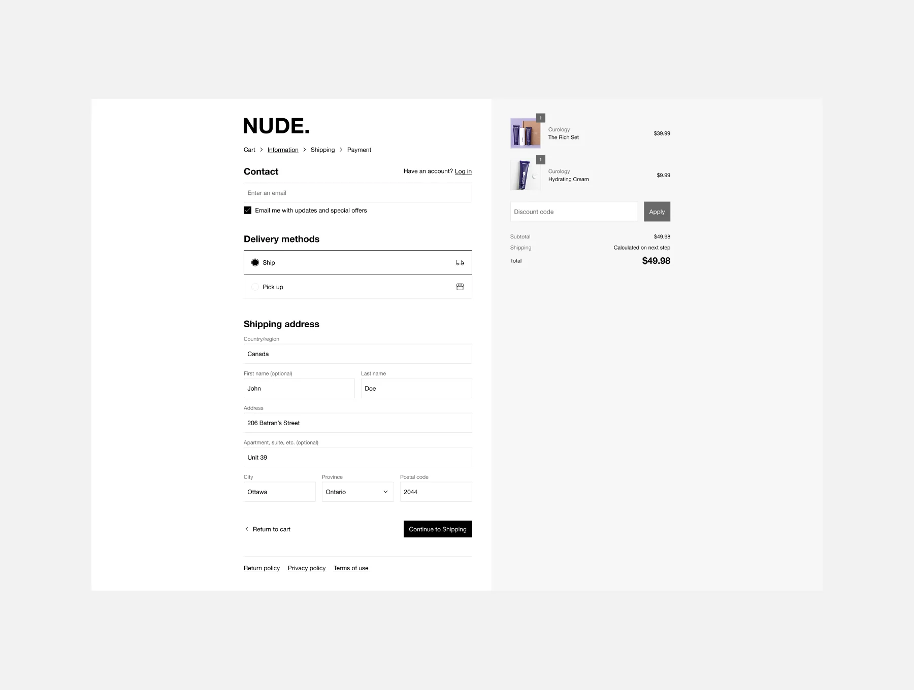 Shopify Store E-Commerce Template 7