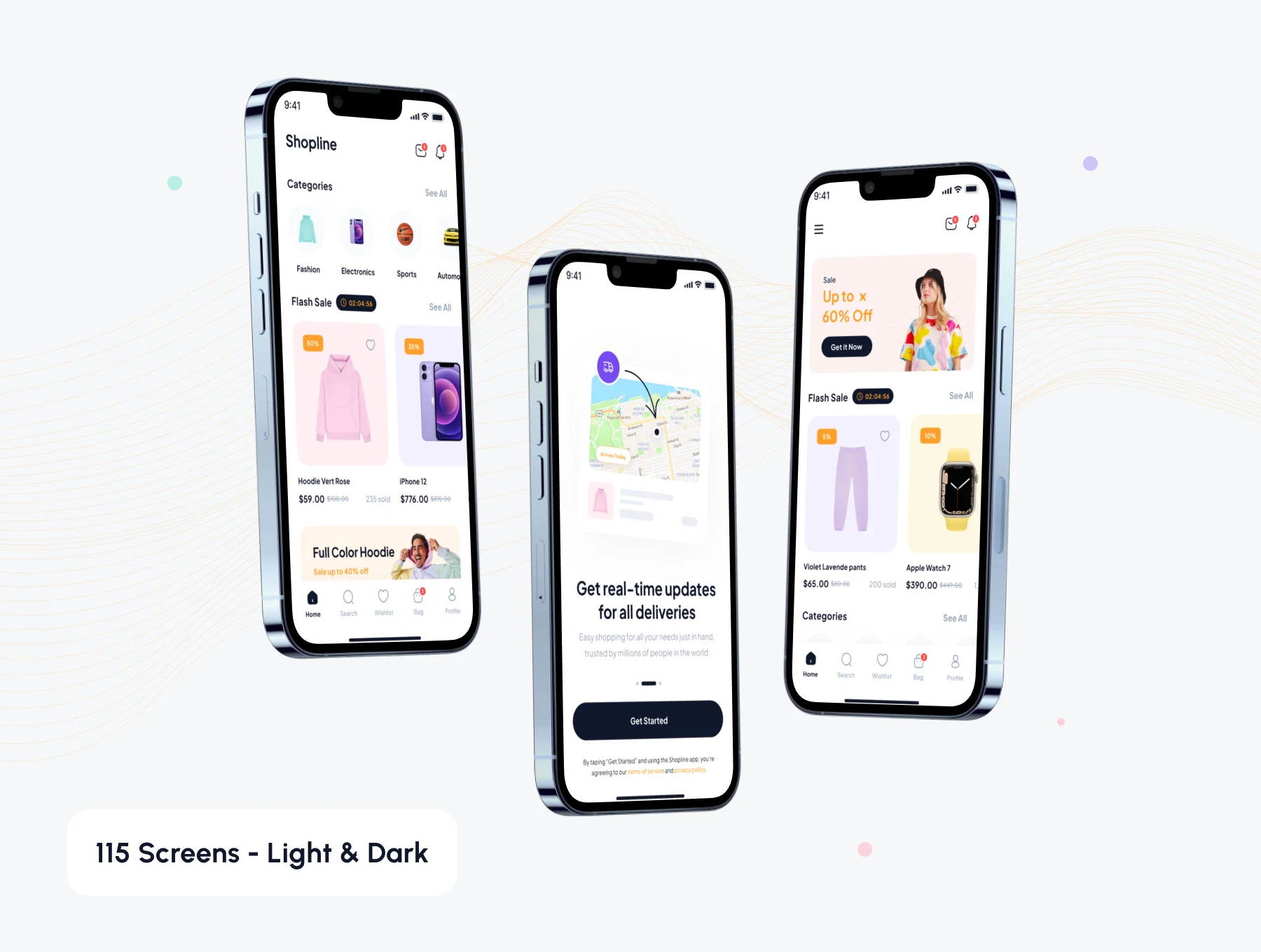 Shopline - e-Commerce Marketplace App UI Kit 3