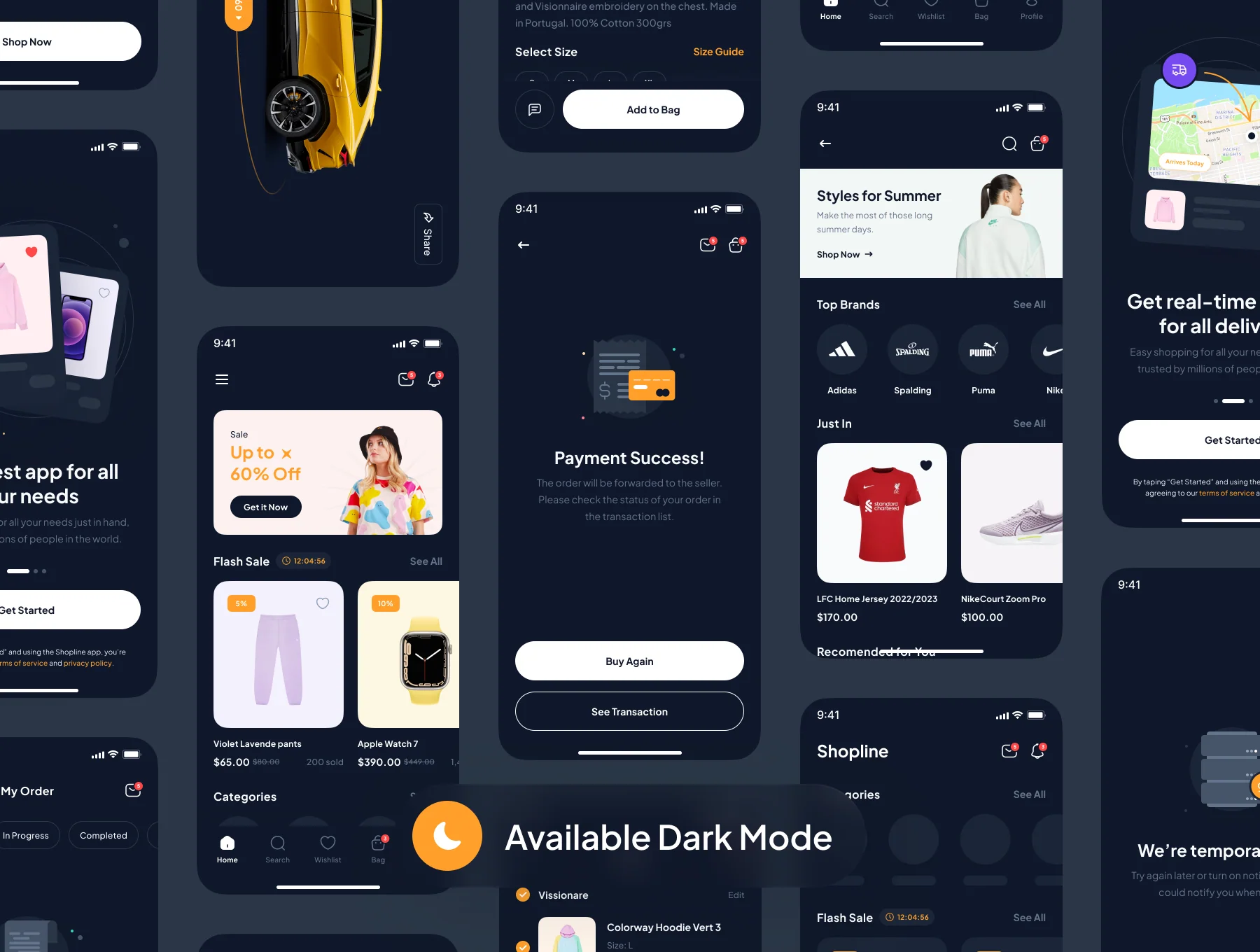 Shopline - e-Commerce Marketplace App UI Kit 8
