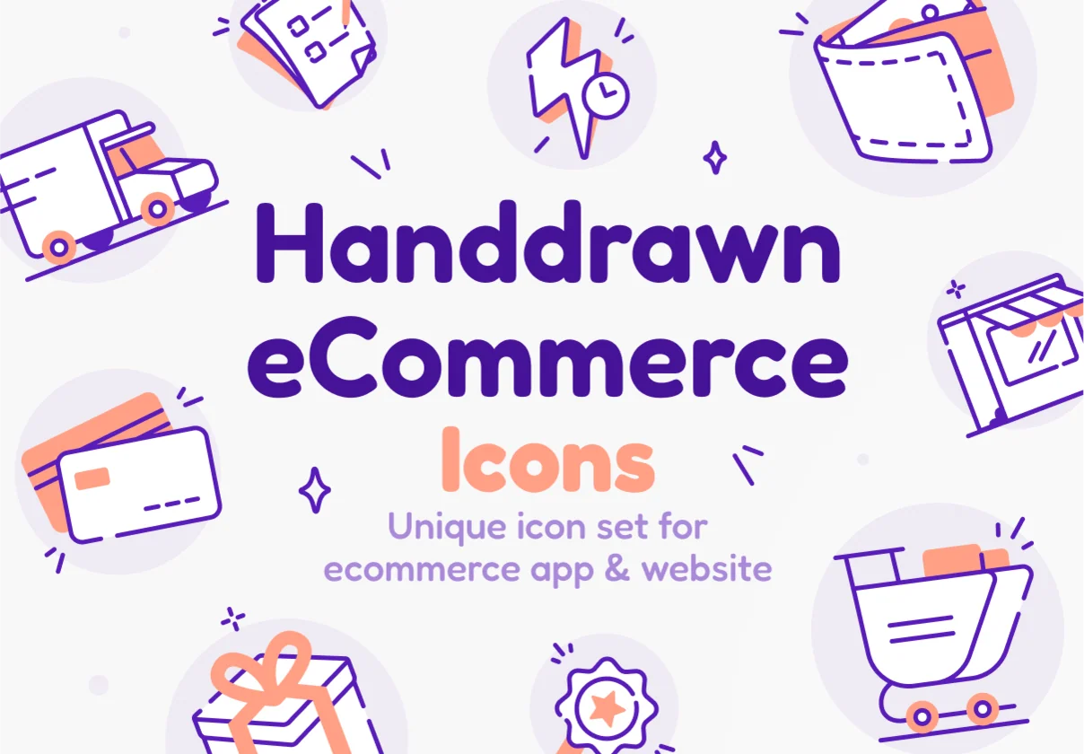 Shoply - E Commerce Icon Illustration Set