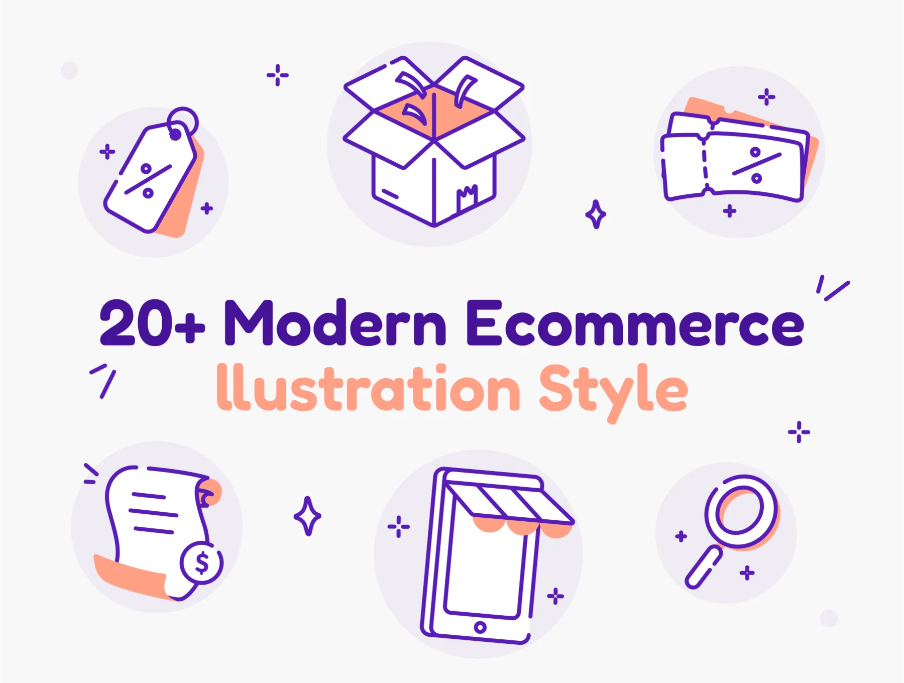 Shoply - E Commerce Icon Illustration Set 2