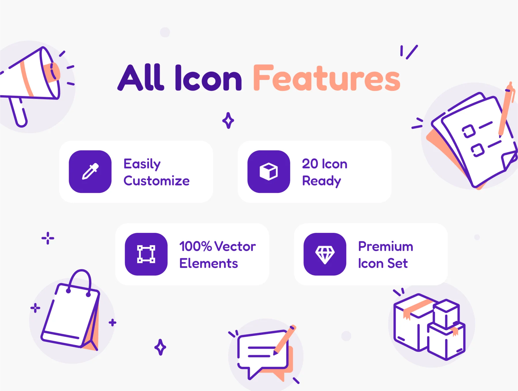 Shoply - E Commerce Icon Illustration Set 3