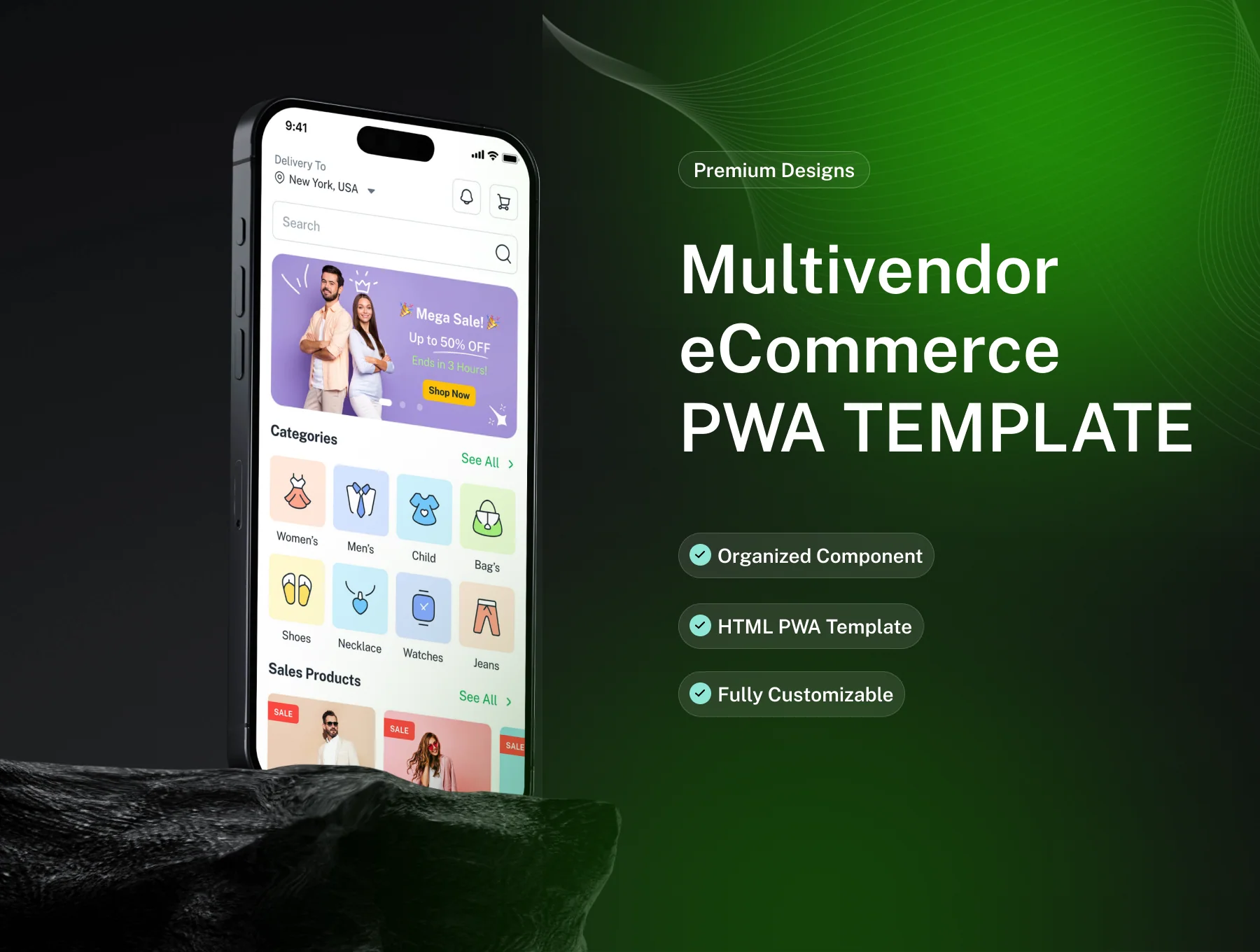 Shoply - Multivendor eCommerce HTML PWA Template