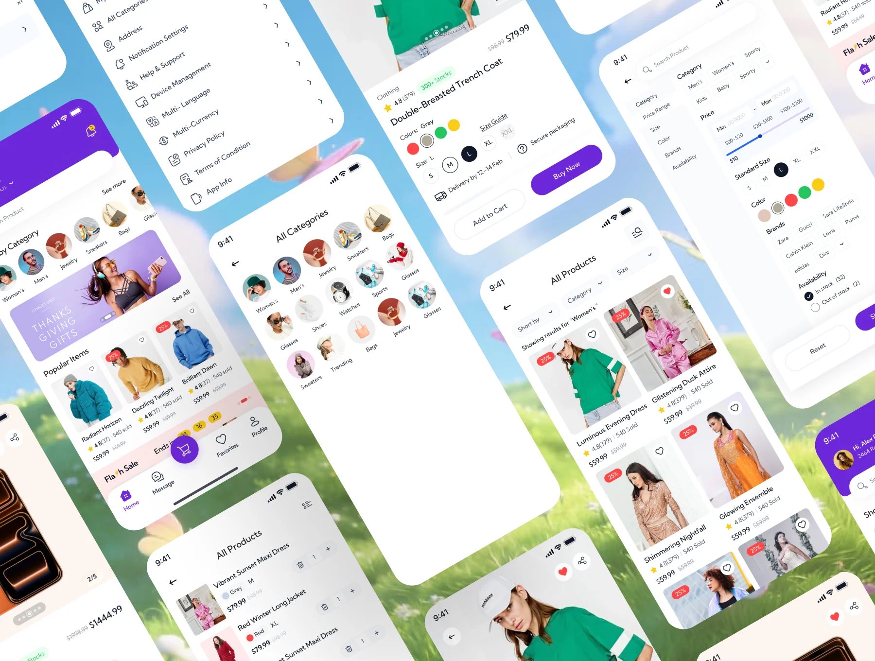 ShopMart - eCommerce Mobile App UI Kit 7