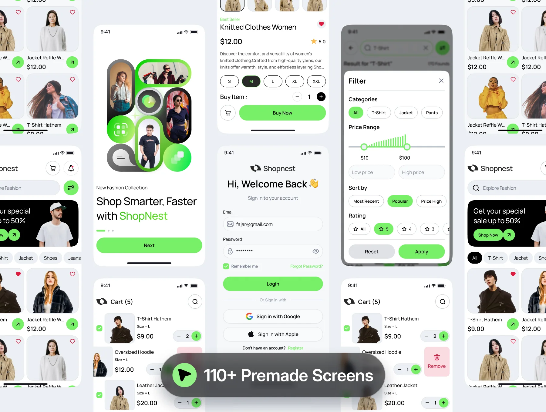 Shopnest - Ecommerce Mobile App UI Kit 2