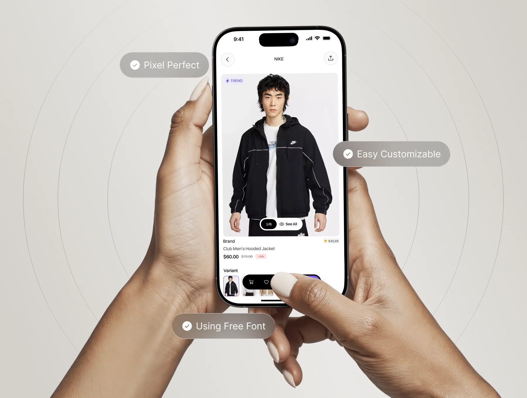 Shopper eCommerce Mobile App UI Kit 7