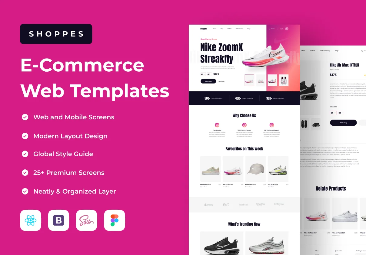 Shoppes - E-Commerce Web Templates
