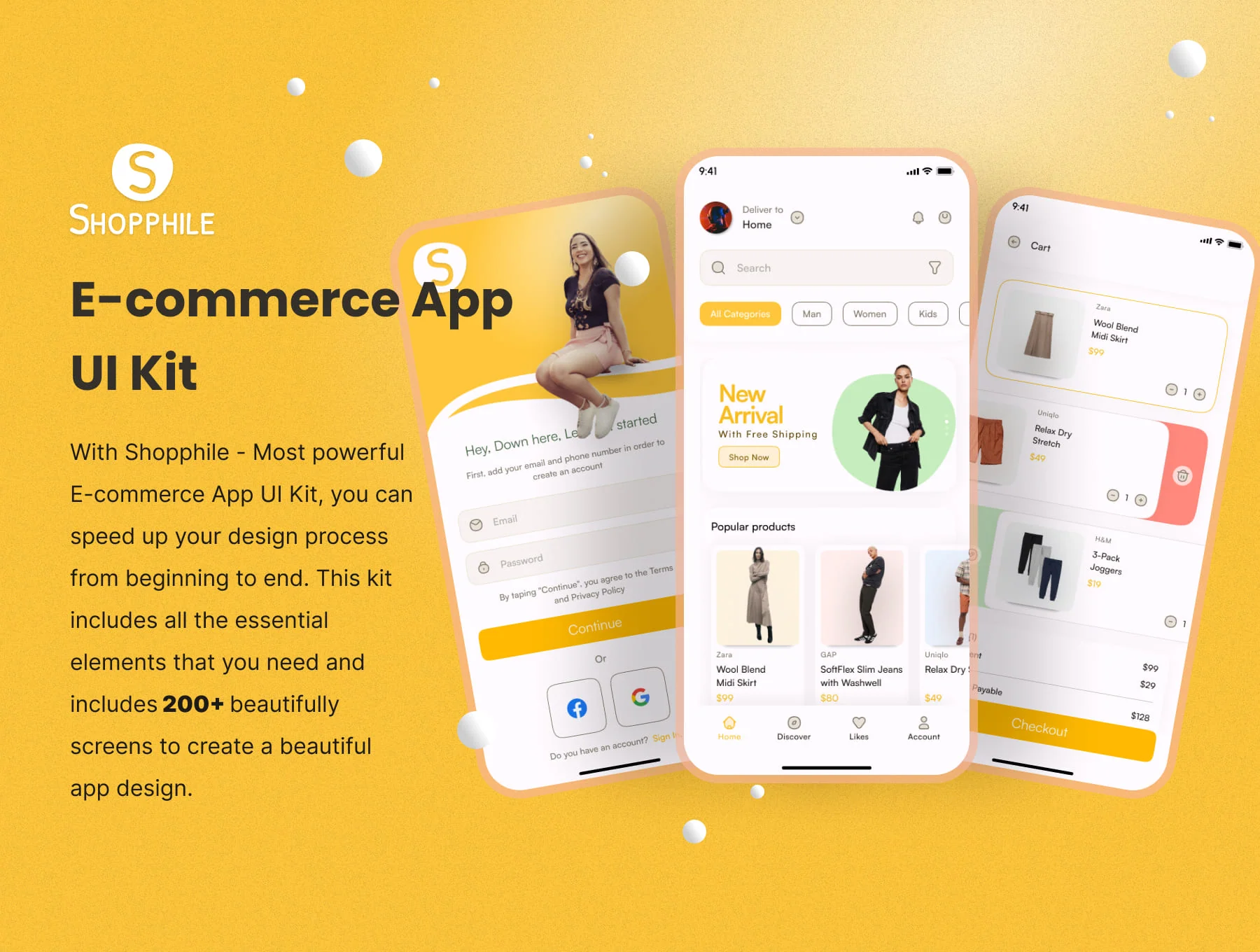 Shopphile - E-commerce App UI Kit
