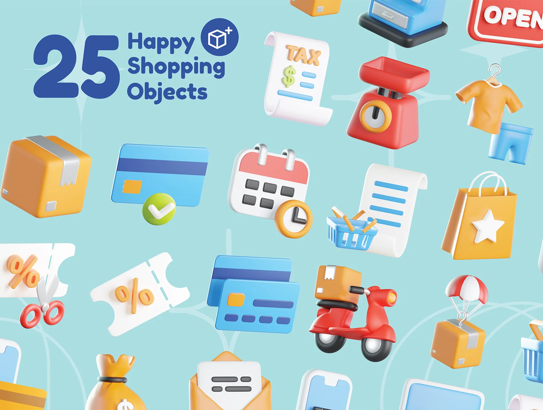 Shopping 3D Icons 5