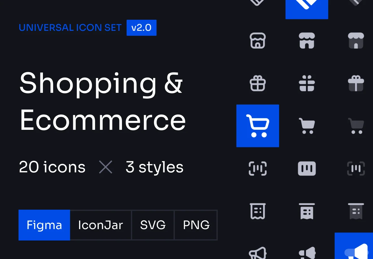 Shopping and Ecommerce Icon Set
