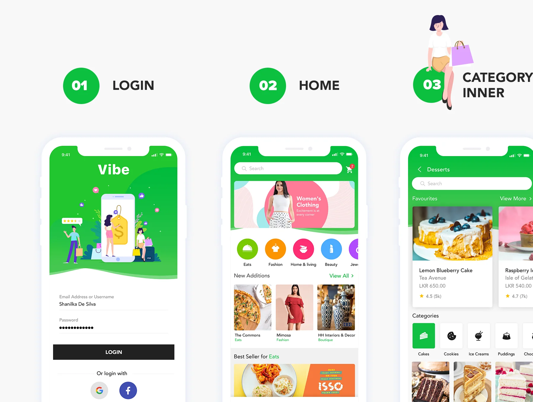 Vibe - Mobile Application UI Kit 2