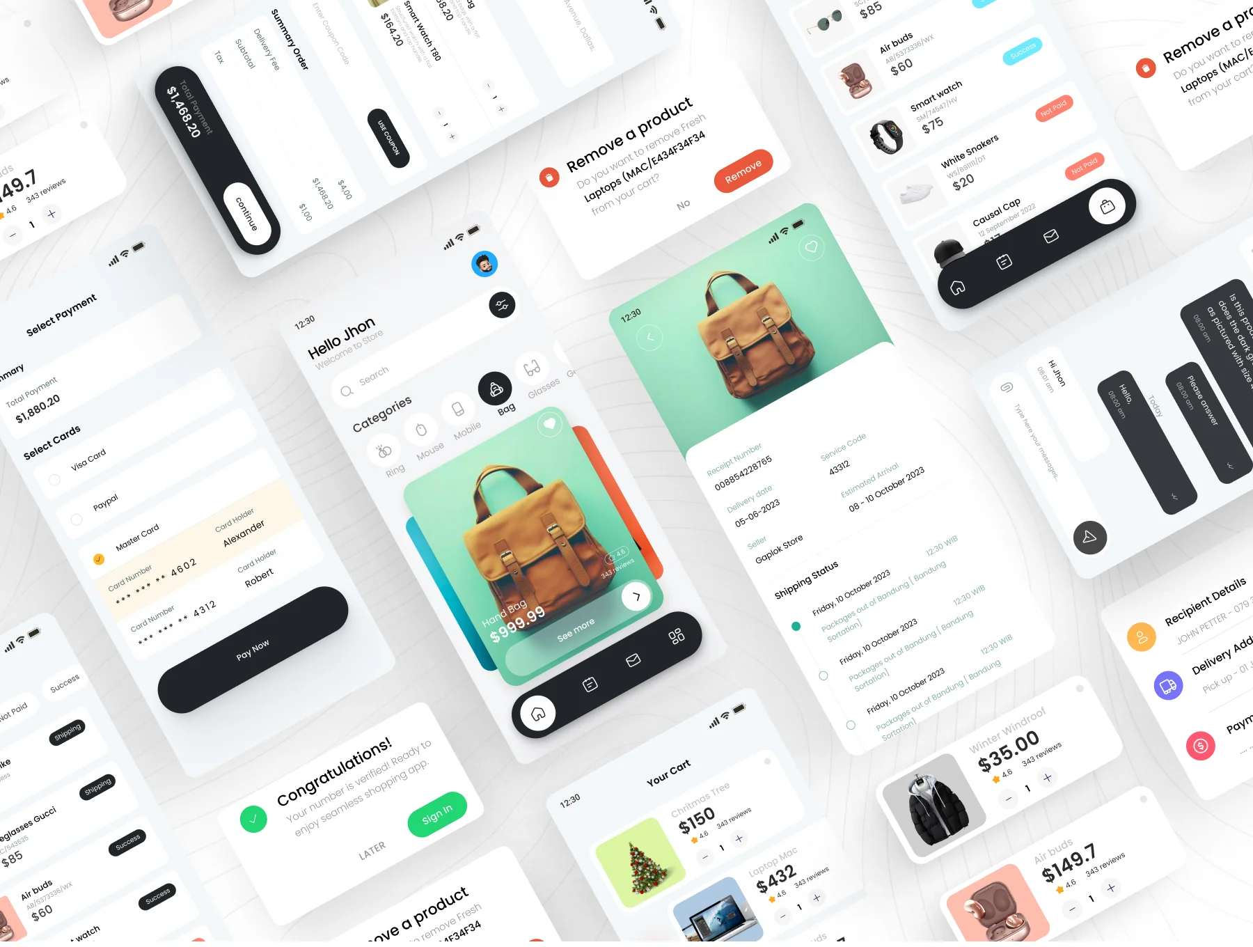 Shopping Ecommerce App UI Kit
